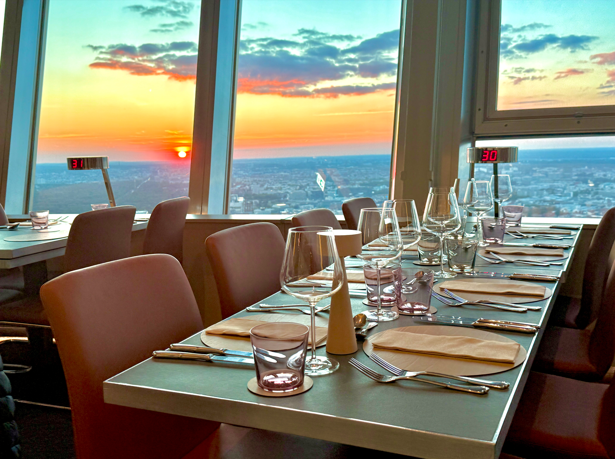 Berlin TV Tower: Sphere Restaurant by Tim Raue