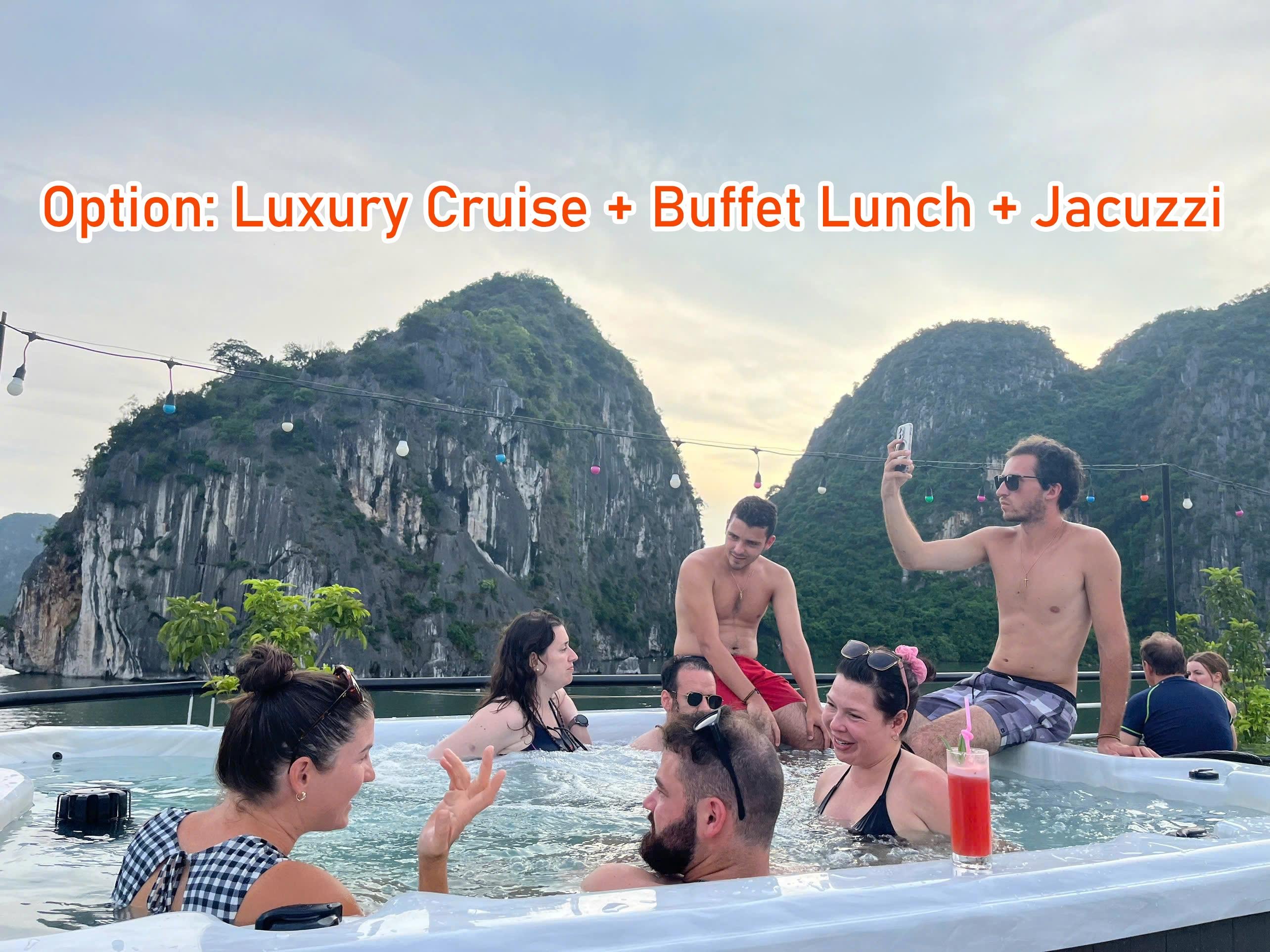 Ha Long Bay Full-Day Cruise from Hanoi: Caves, Kayaking & Sunset Party