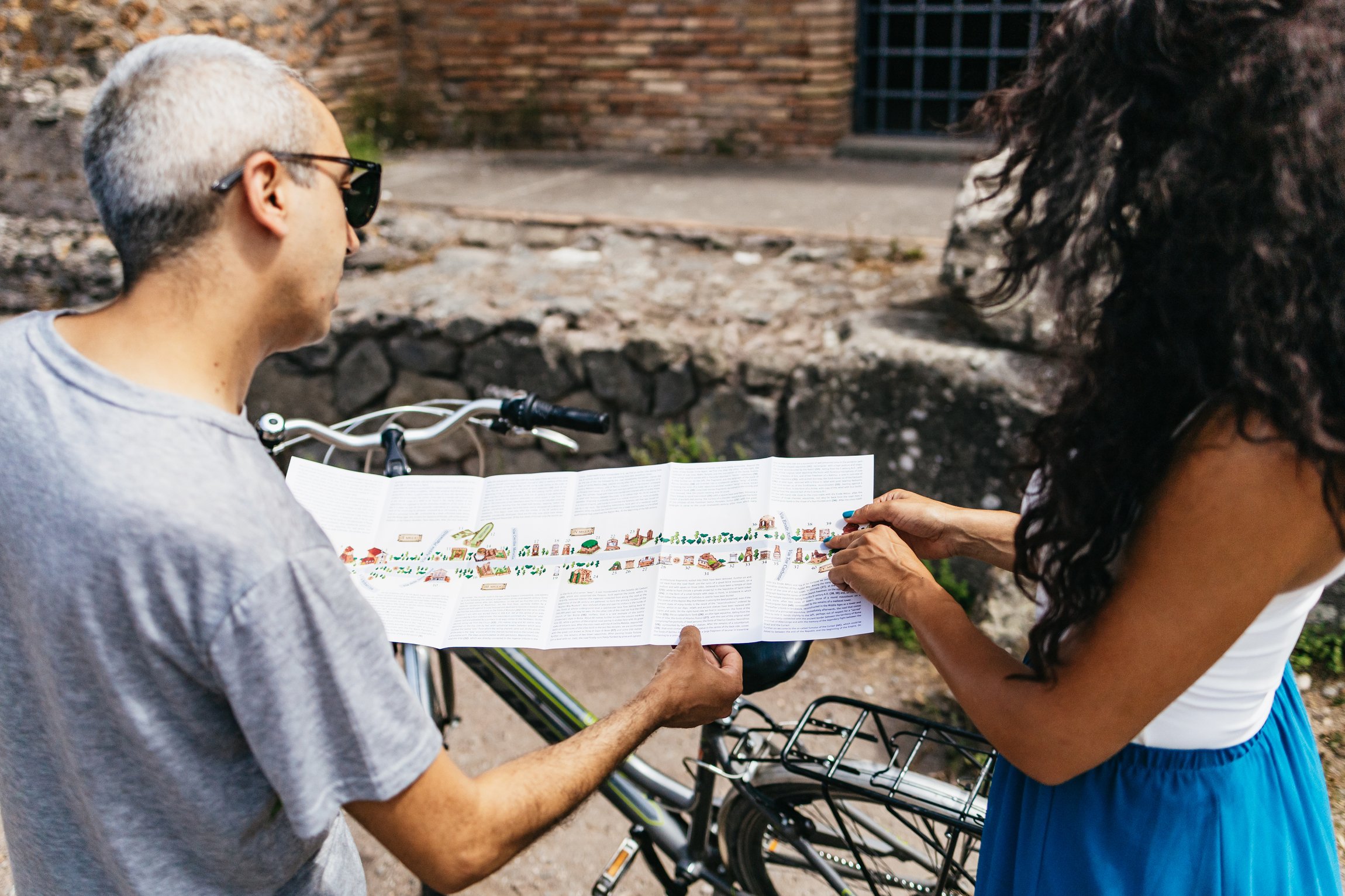 Appia Antica bike rental Rome self guided Appian Way cycling — image 7