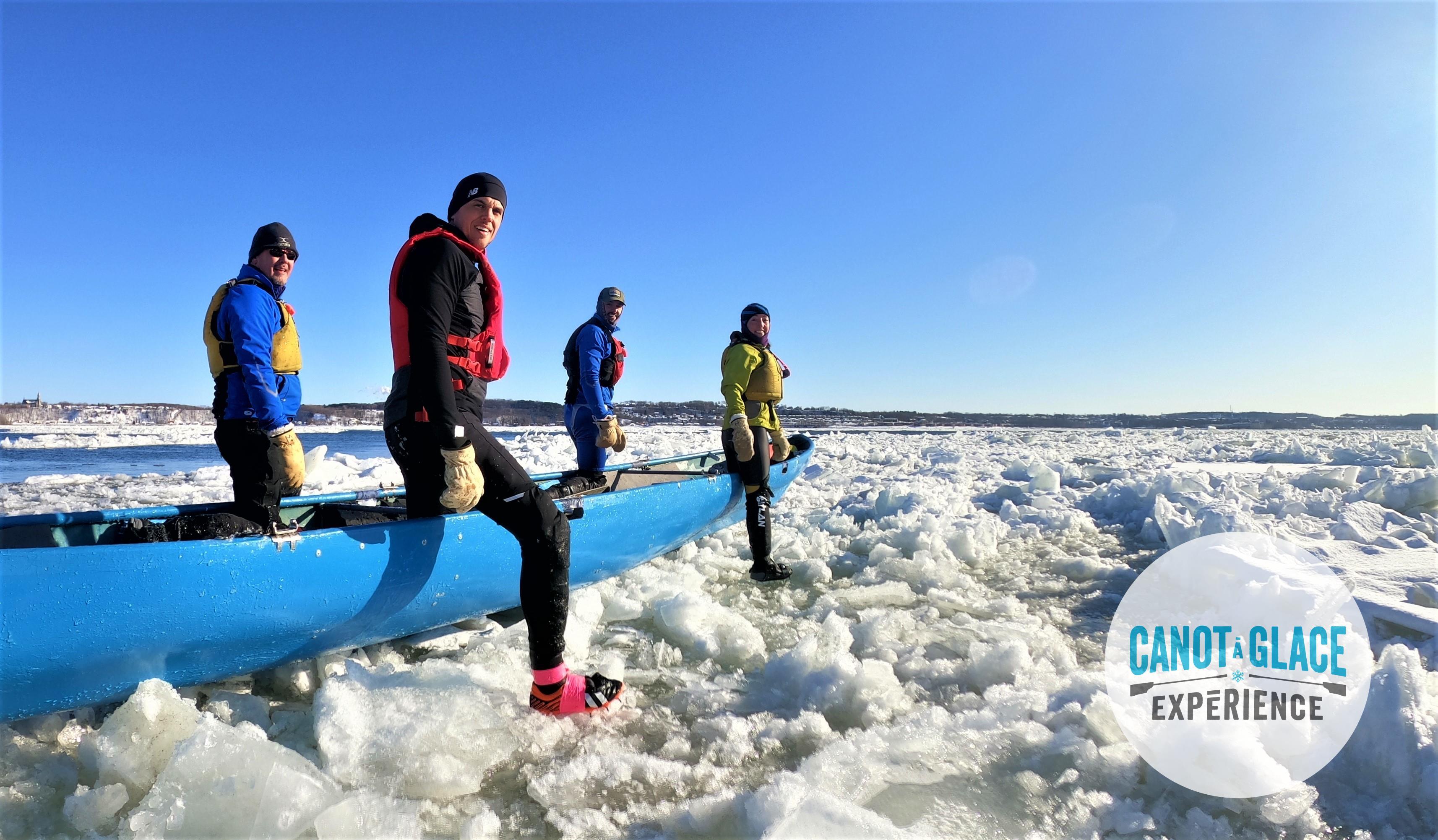 Ice Canoeing Adventure with Sauna & Hot Chocolate