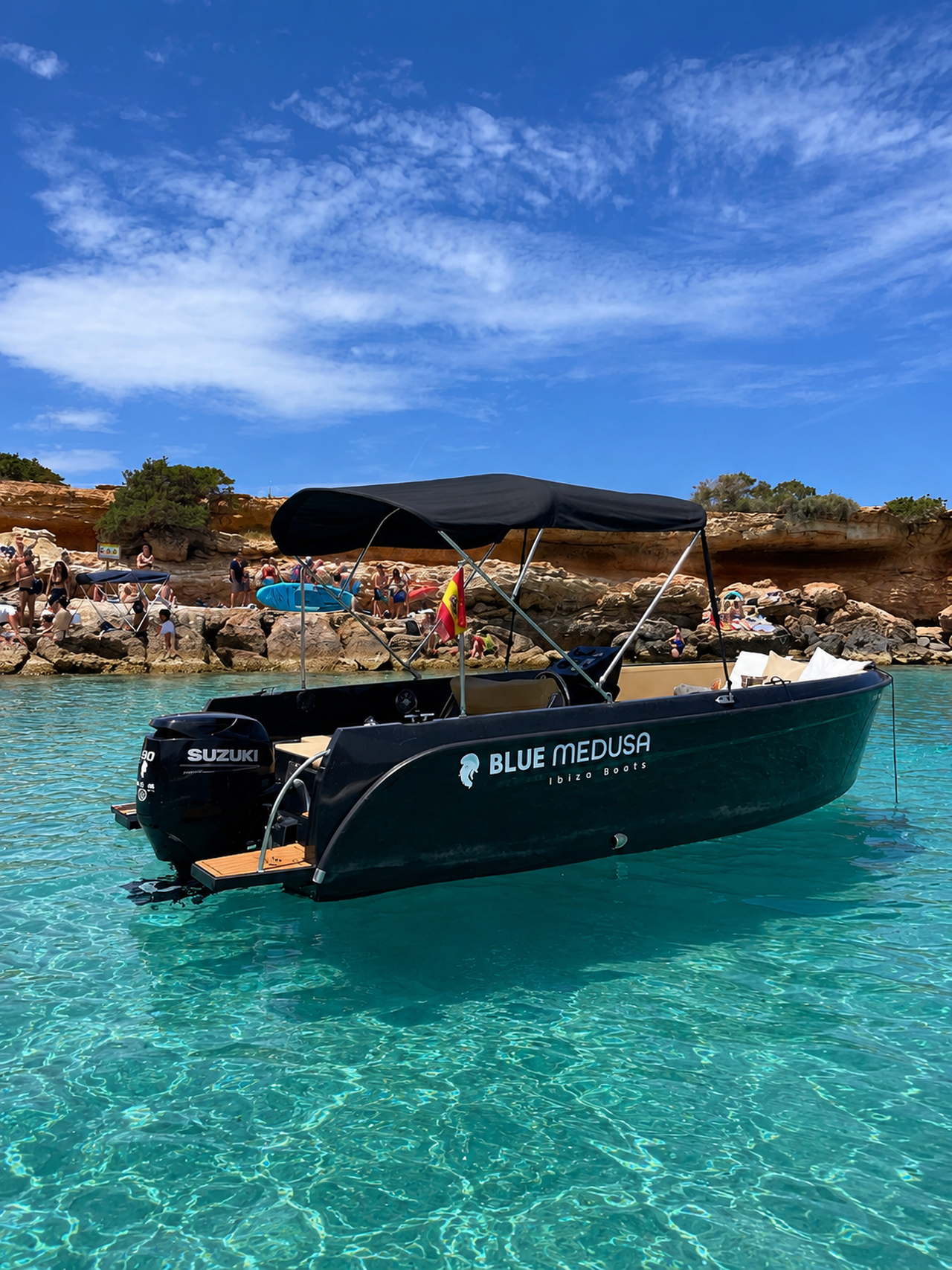 Private Ibiza Boat Tour with Snorkeling & Paddleboarding