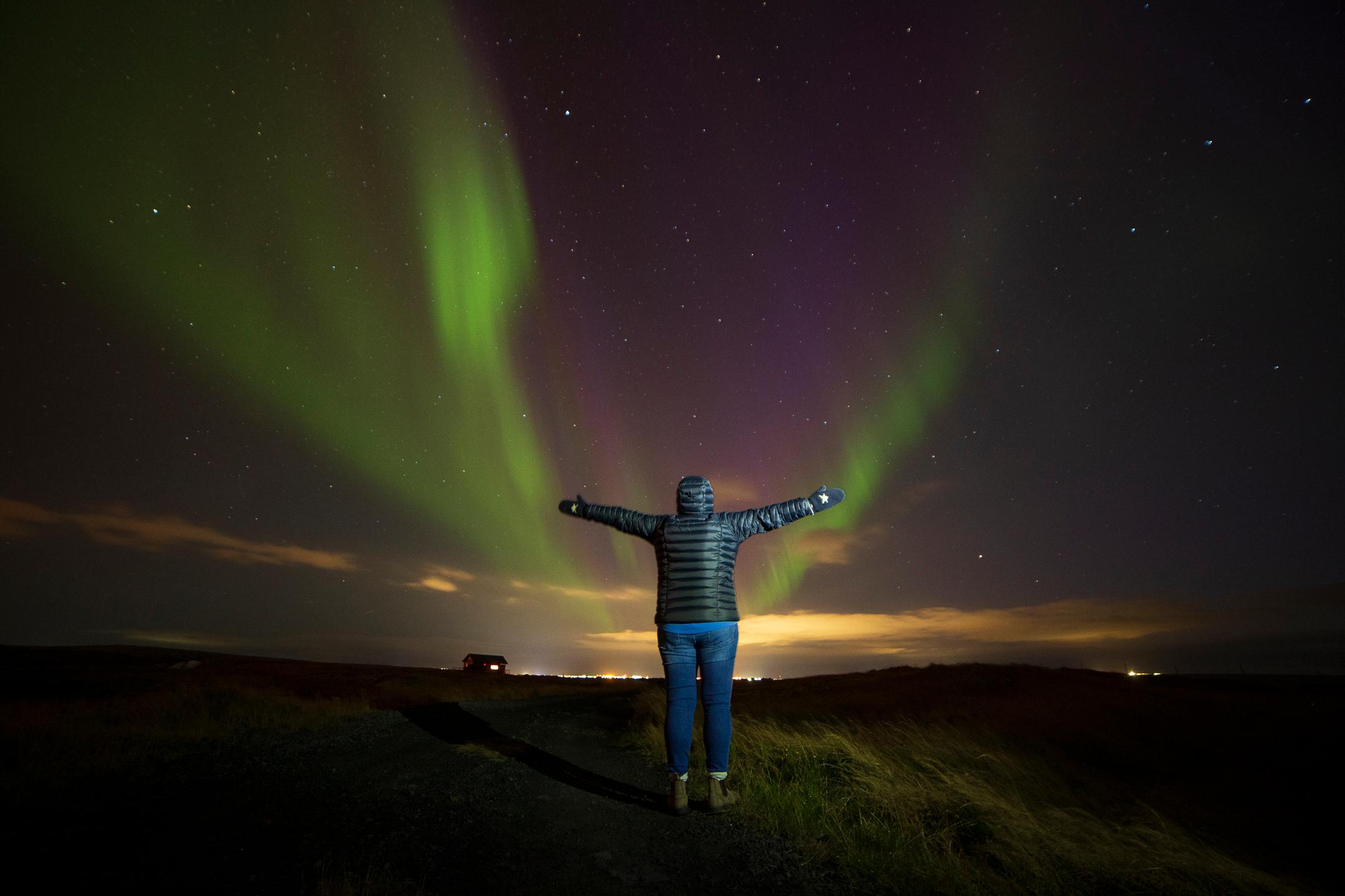 Reykjavik Northern Lights Minibus Hunt with Hot Cocoa