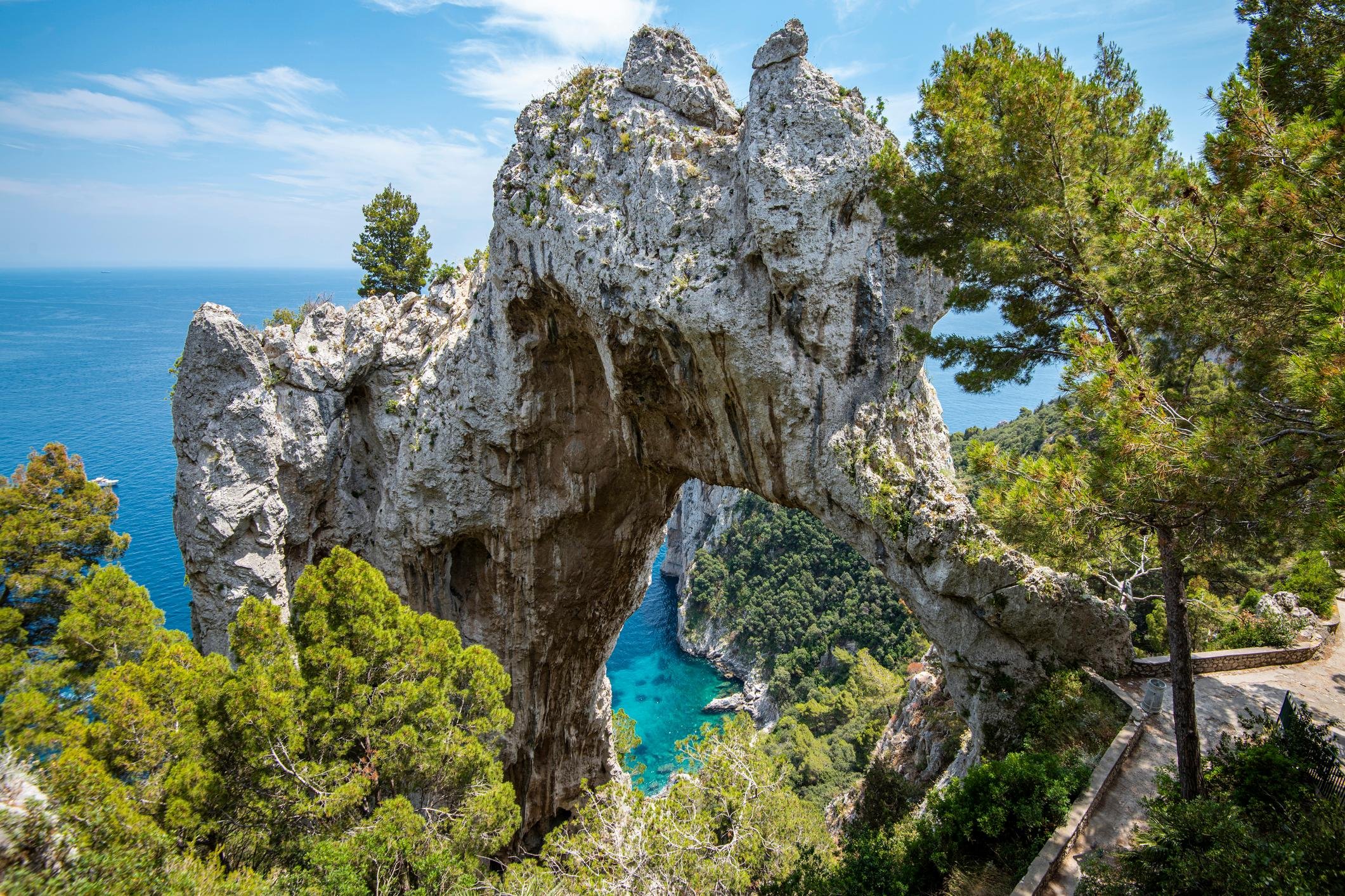 Capri Day Trip by Boat from Positano – Small Group