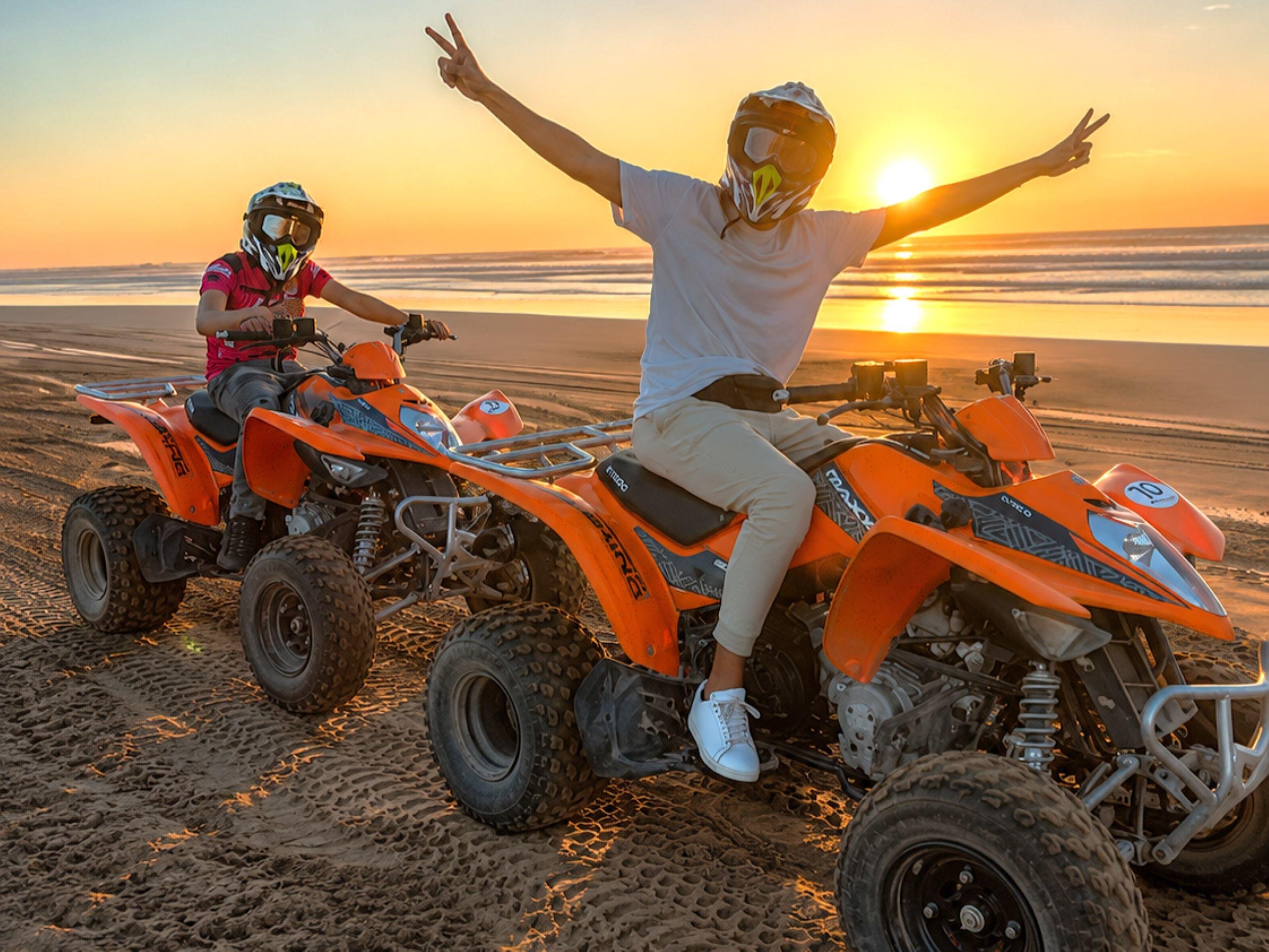 Desert Quad Biking Adventure with Optional Stargazing & Bedouin Dinner
