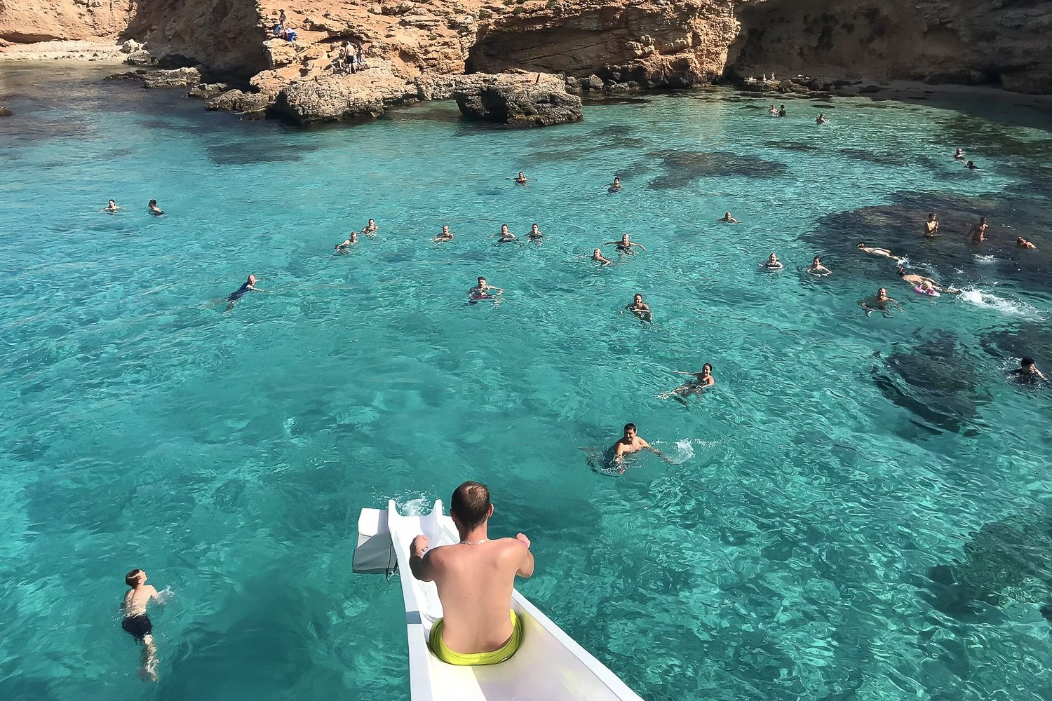 Full-Day Comino Blue Lagoon, Gozo, and Sea Caves Boat Cruise