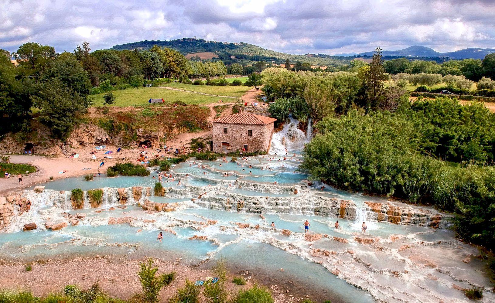 Terme di Saturnia Day Trip with Trattoria Lunch