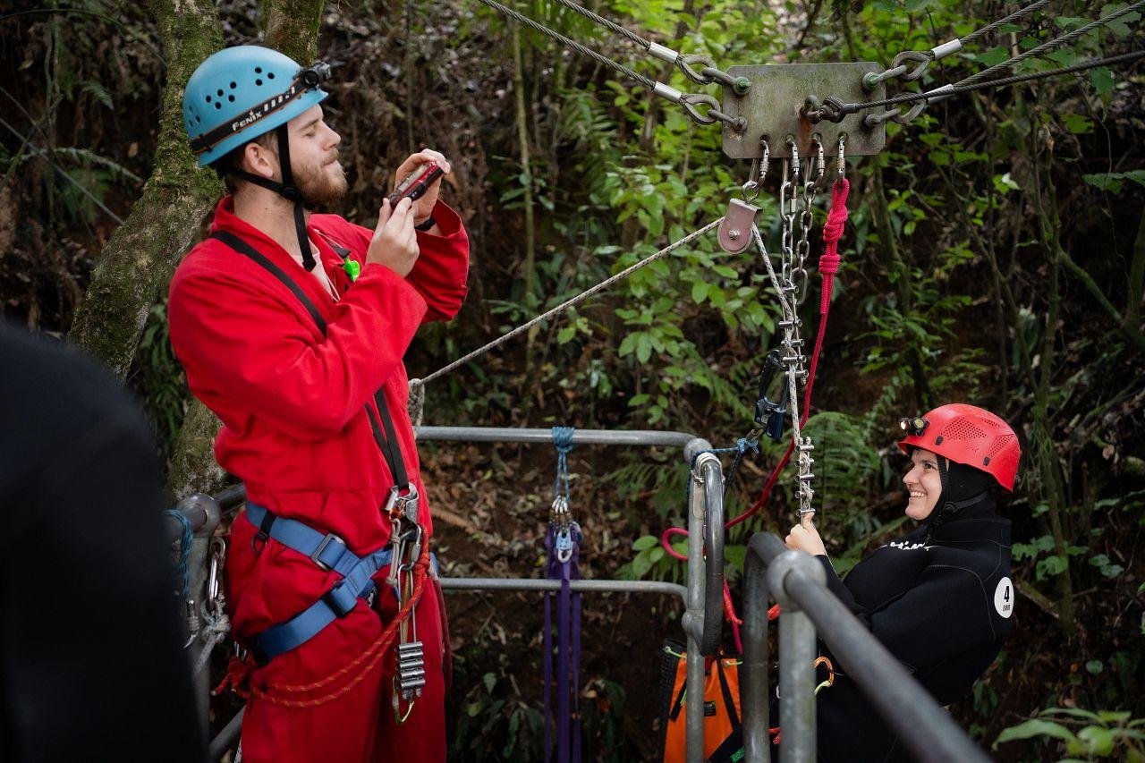 Waitomo Caves Black Abyss Ultimate Caving Experience