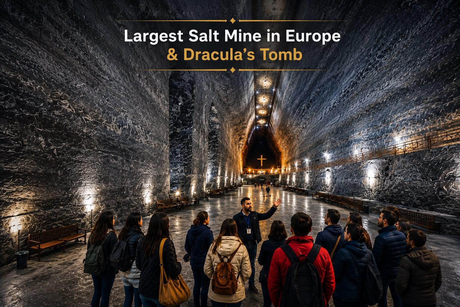 Slănic Salt Mine, Snagov Monastery & Carpathian Villages Day Trip