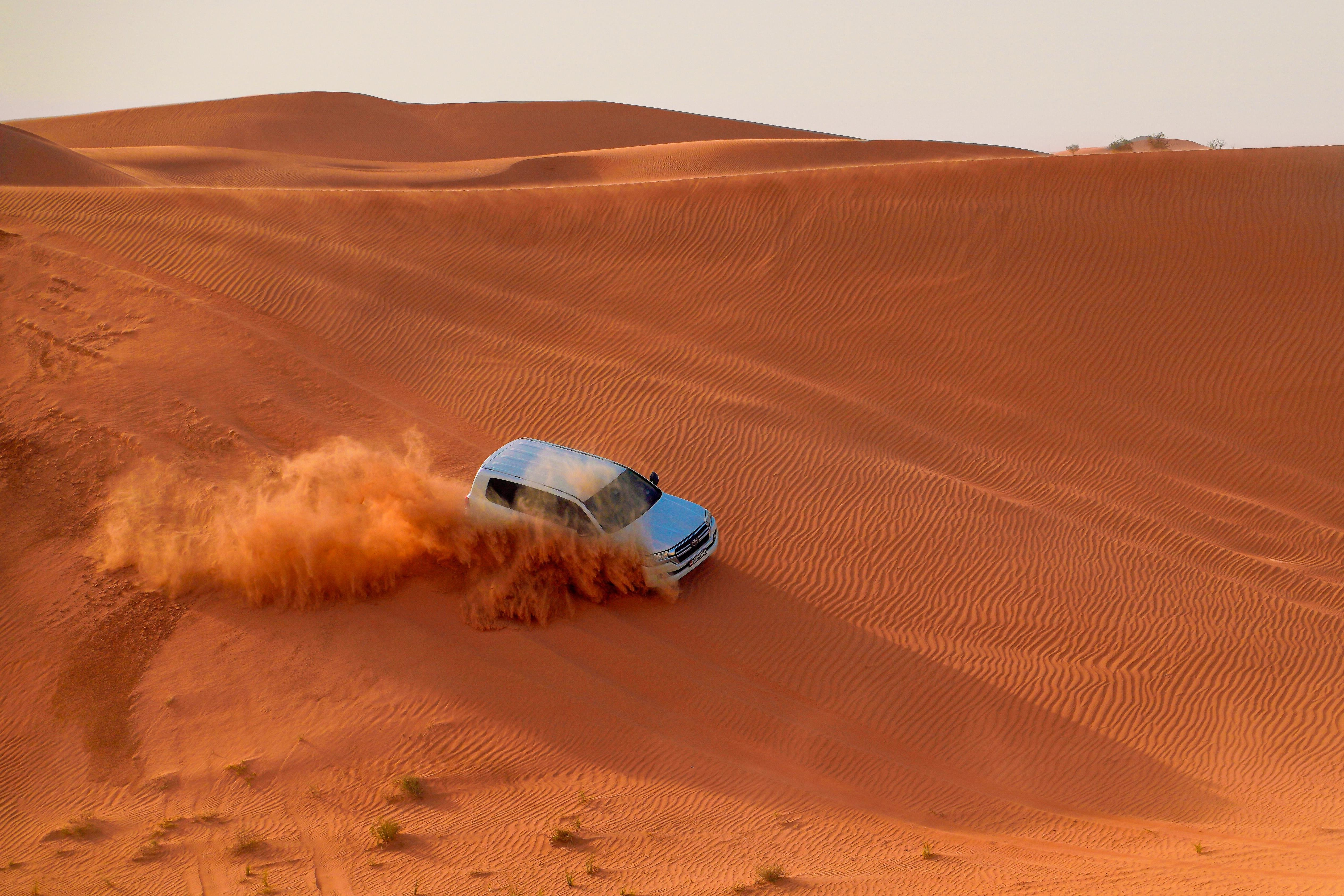 Dubai Desert Safari, Camel Ride & Helicopter Skyline Flight