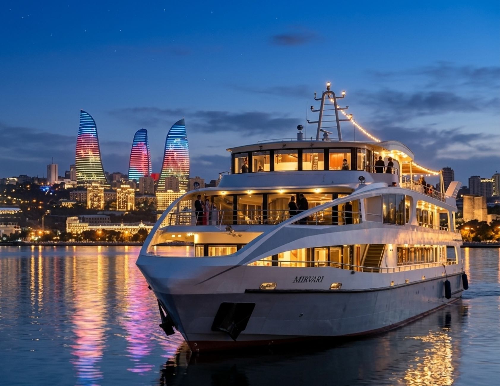 Caspian Sea Cruise & Old City Walking Tour