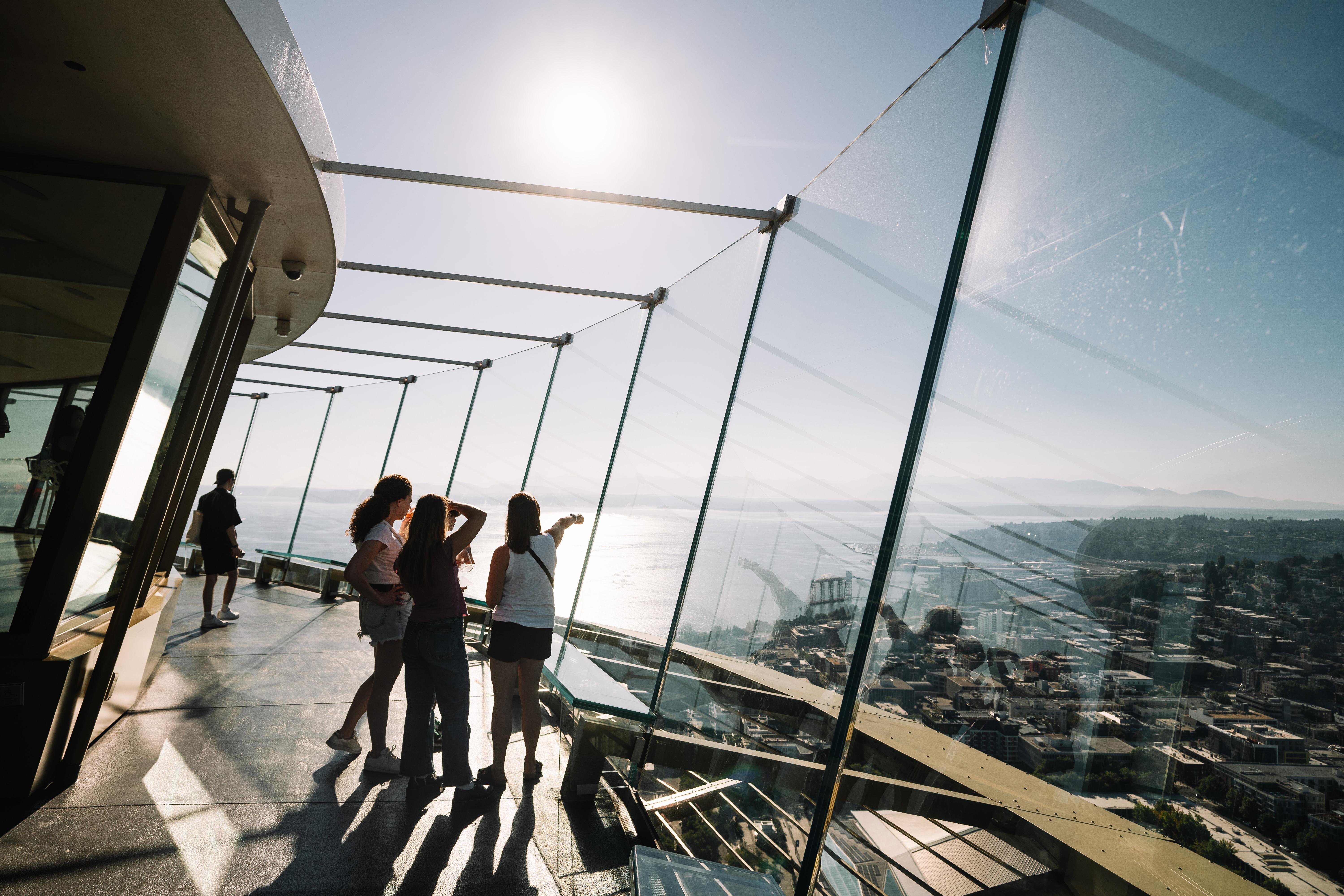 Space Needle Seattle — observation deck, glass floor, and Chihuly Garden and Glass — image 6