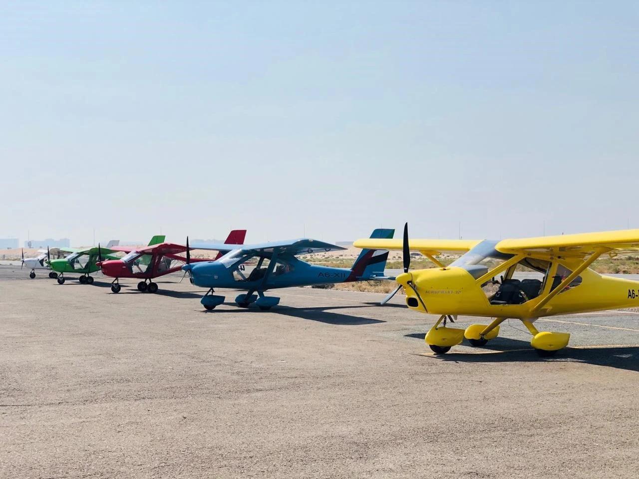 Ras Al Khaimah Microlight Flight Over the Desert