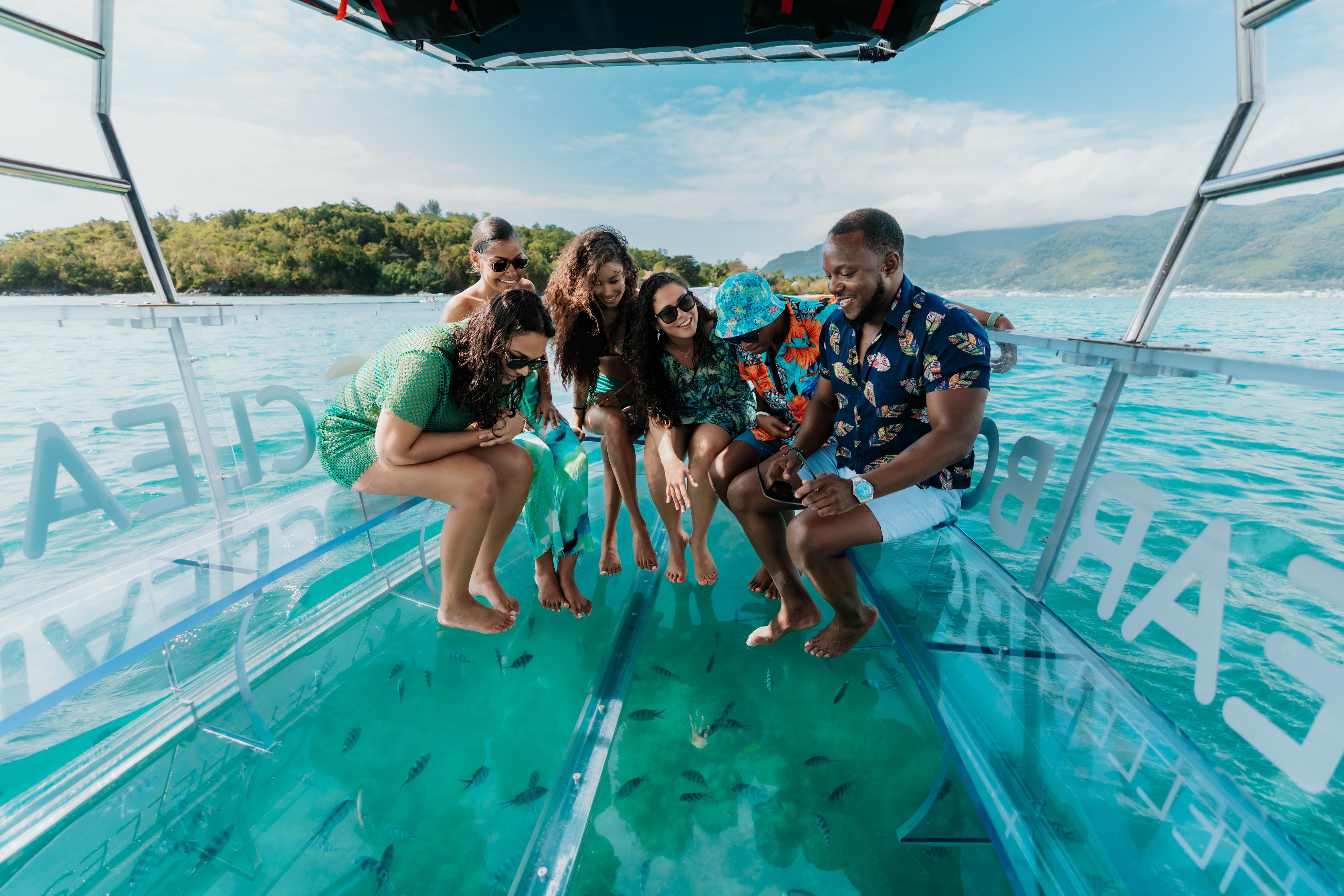 Sainte Anne Marine Park: 2-Hour Glass-Bottom Boat & Swim Tour