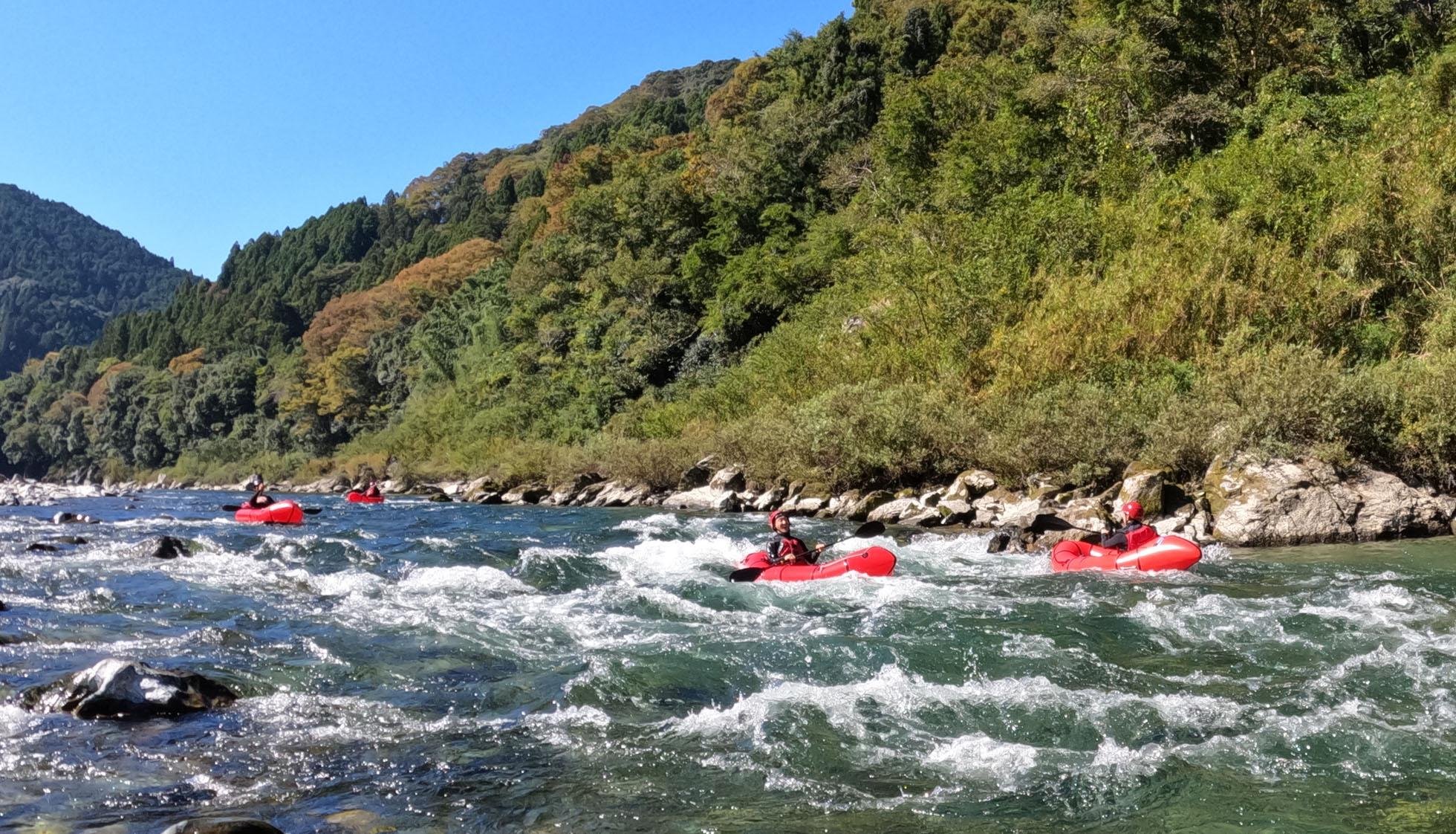 Kochi: Scenic Yoshino River Packrafting Adventure