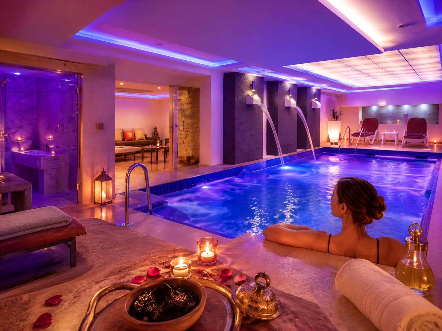 Traditional Moroccan Hammam & Private Pool Spa Experience