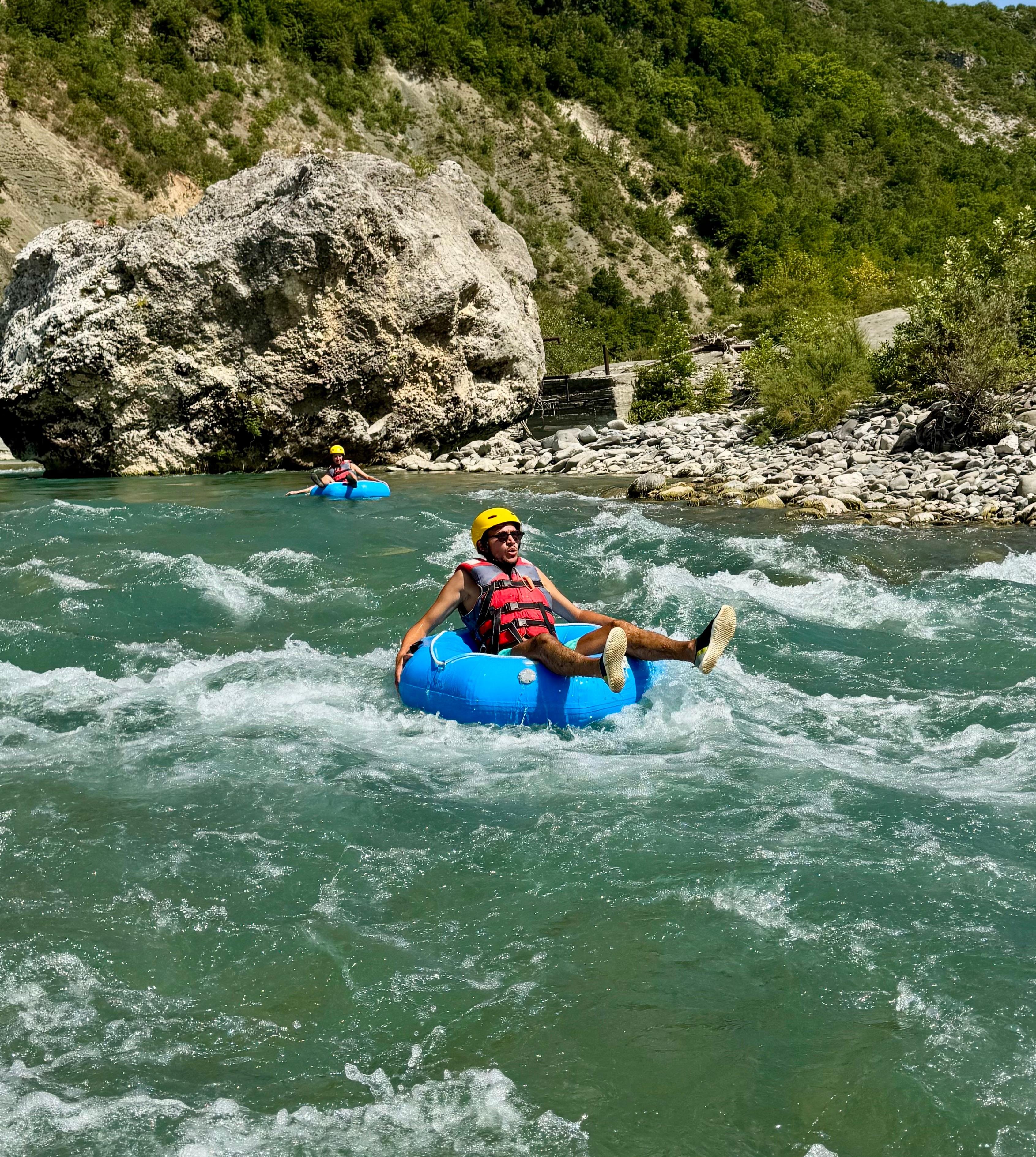 Vjosa River Tubing & Rafting Adventure in Permet