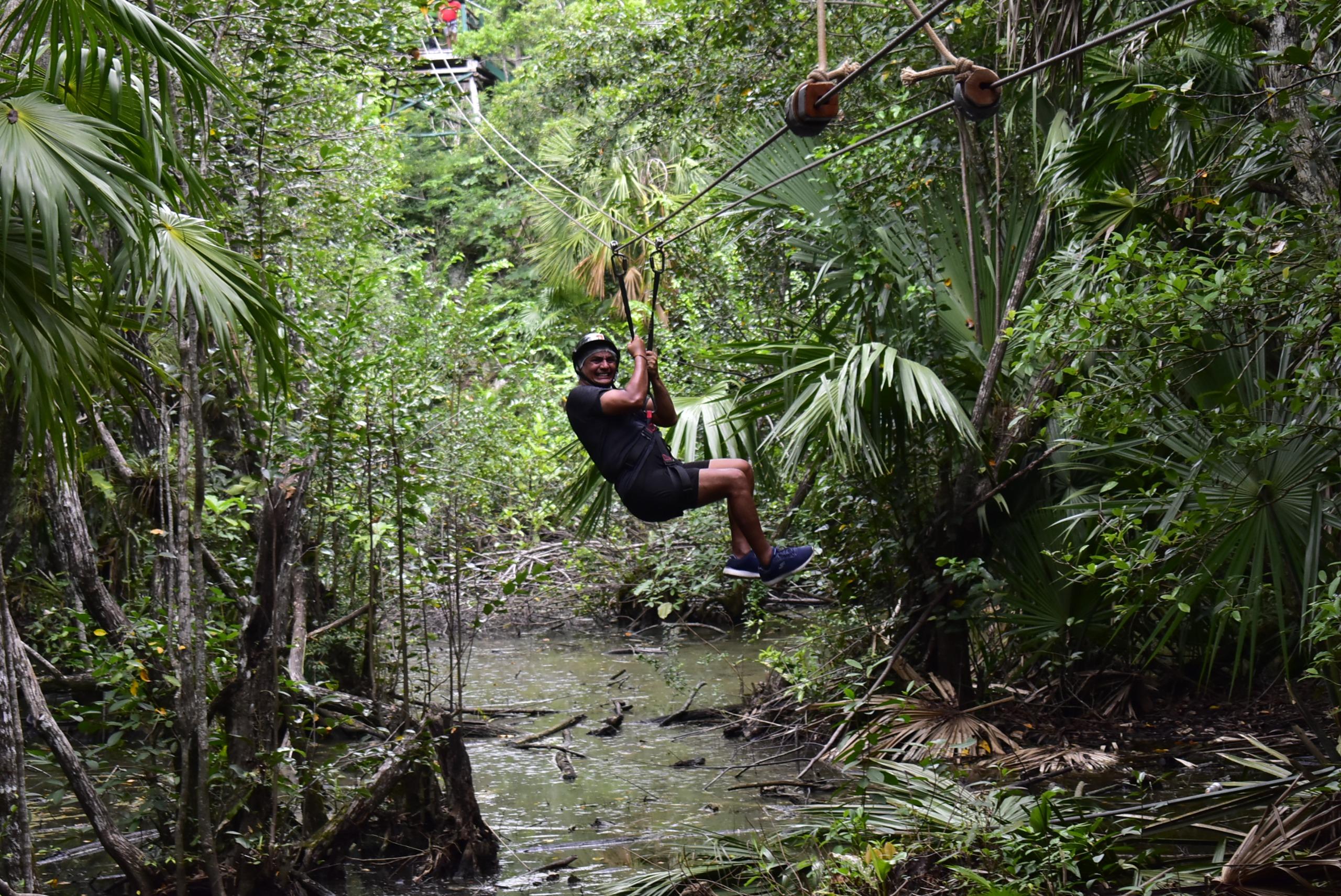 Tulum Jungle Adventure: Ziplines, ATV, Rappel & Cenote Combo