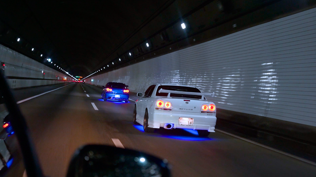 【Self-Drive in Tokyo】R34/35 GT-R JDM TOUR to Daikoku PA