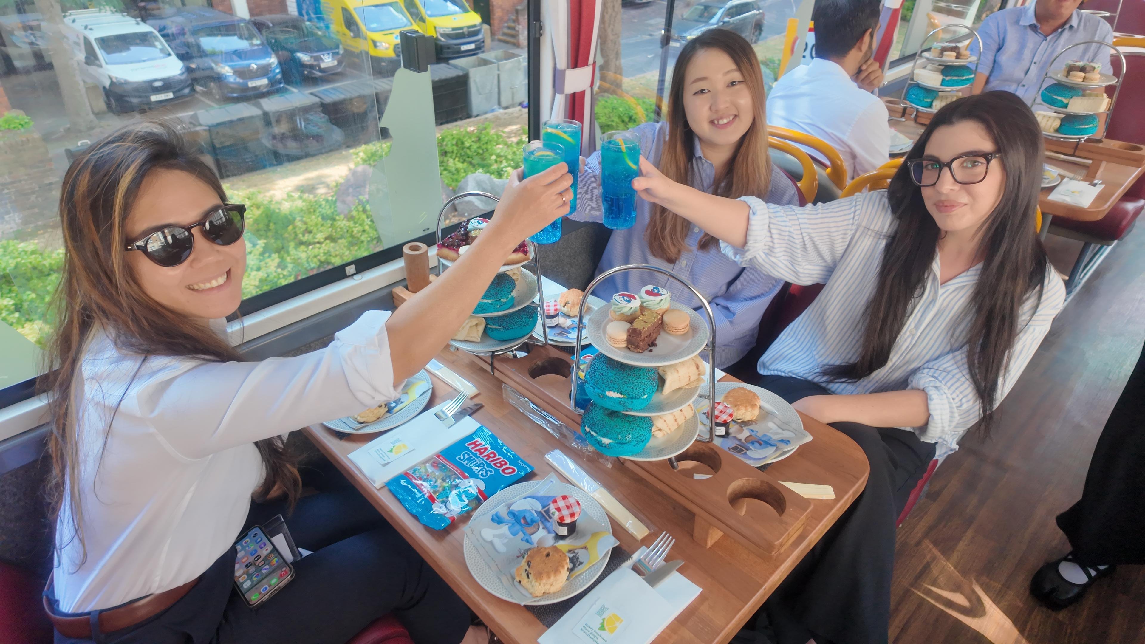 The Smurfs Afternoon Tea Bus Tour in London