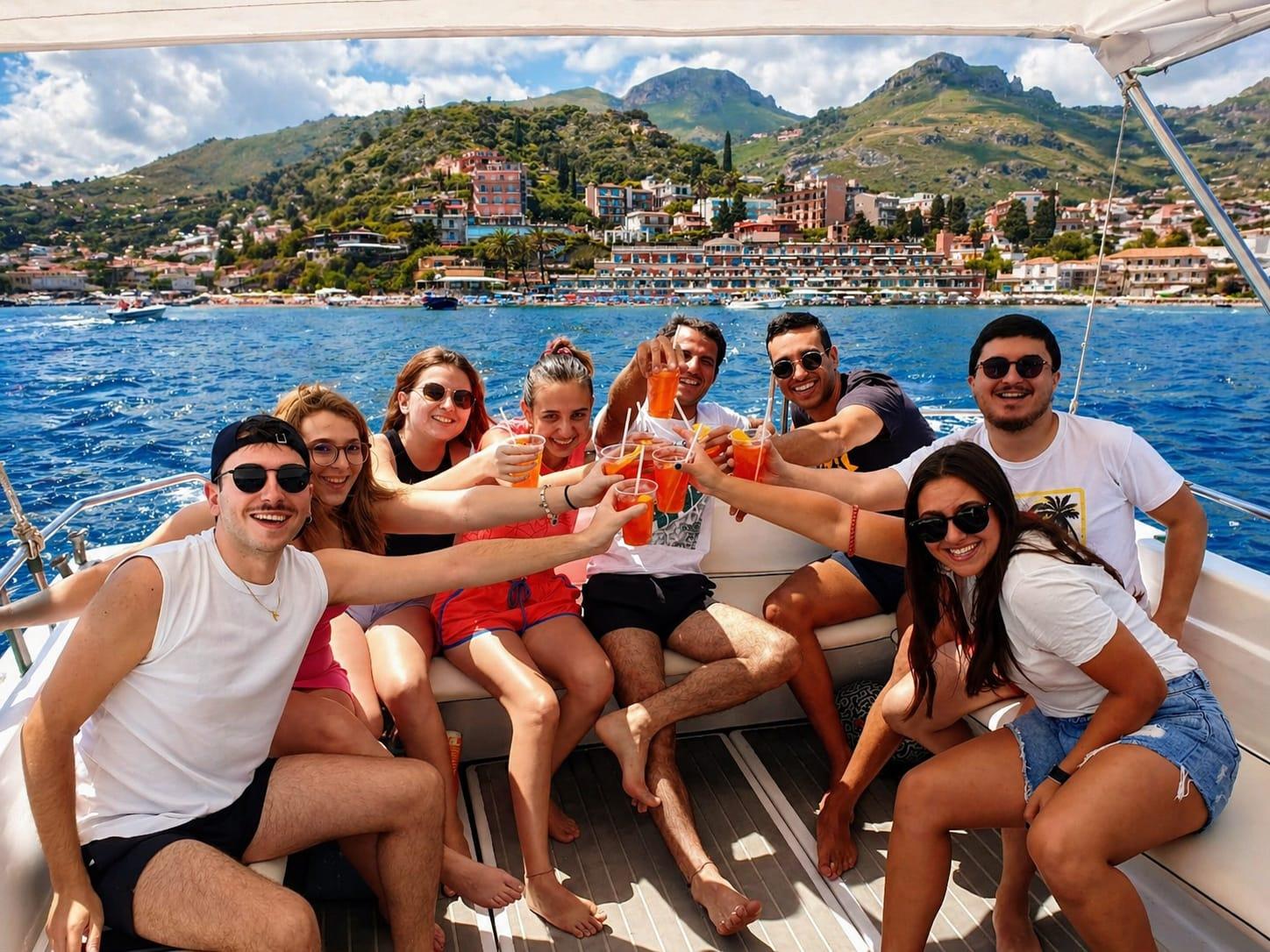 Private Boat Charter: Taormina Coast & Isola Bella