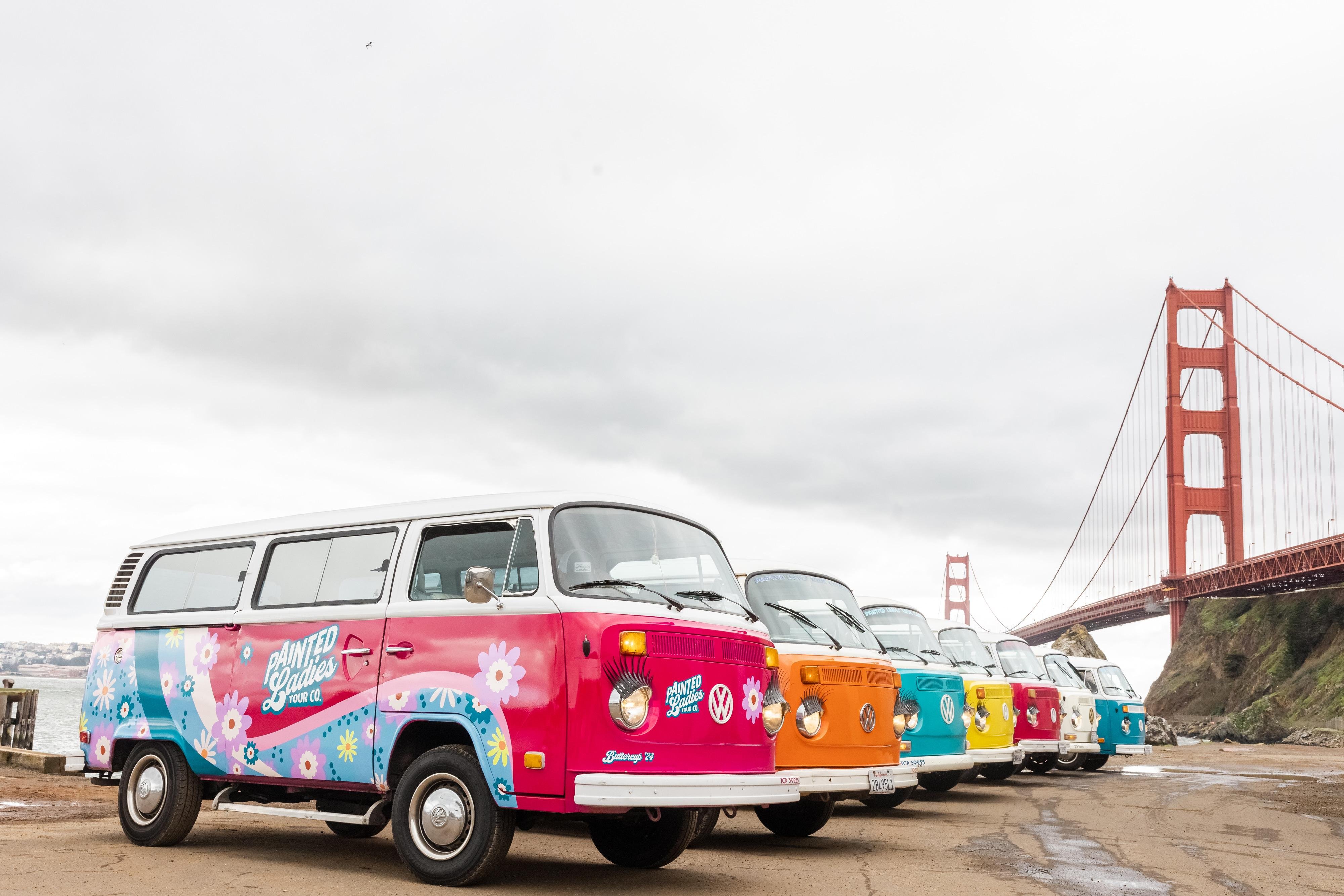 Visite de San Francisco en bus Volkswagen vintage