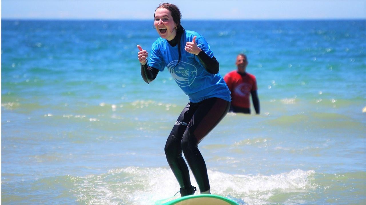 Private Surfing Lesson at Praia da Galé