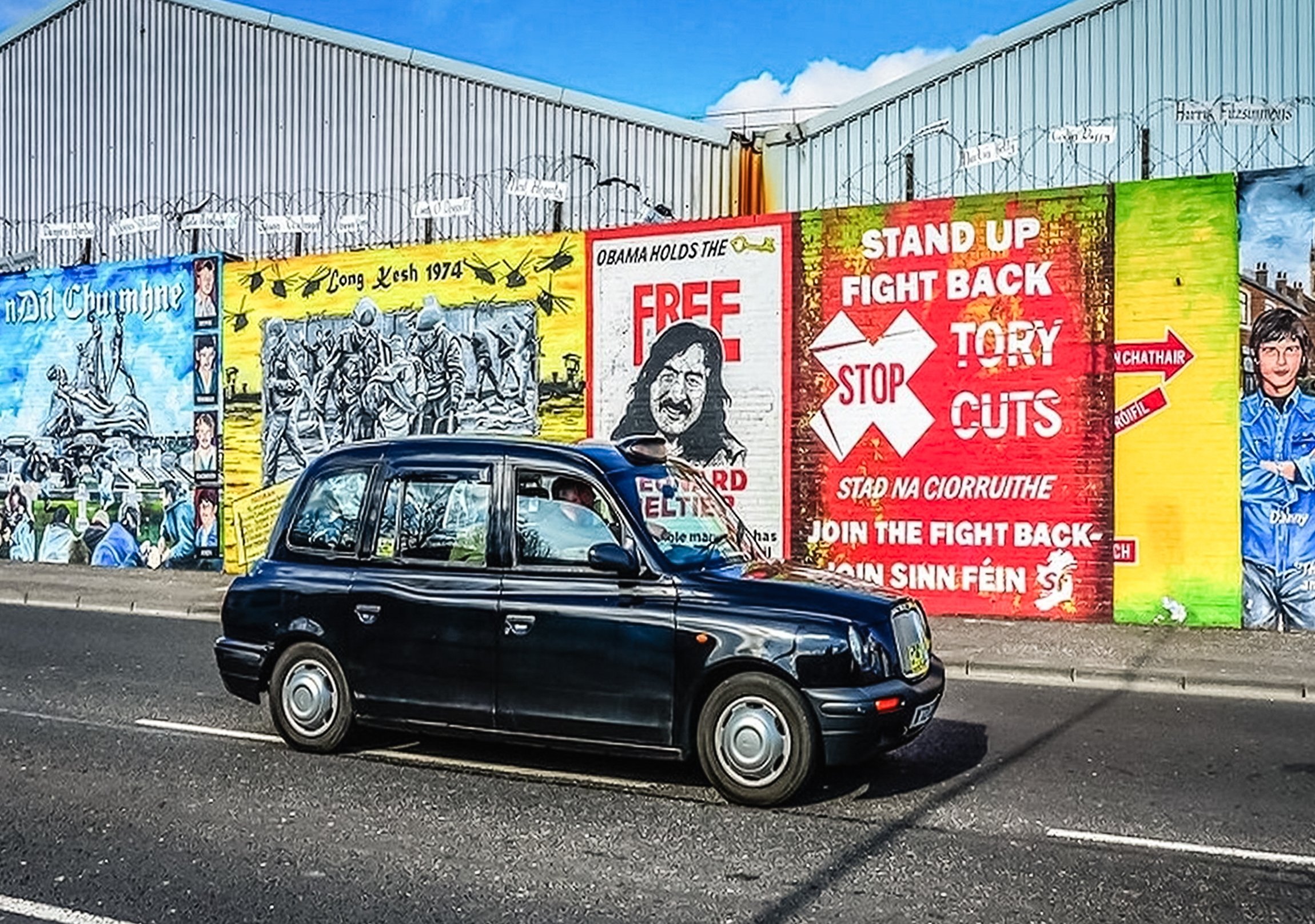 Belfast Political Taxi Tour: The Troubles Up Close