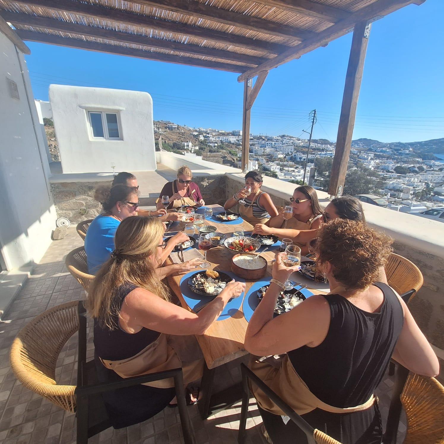 Mykonos Small-Group Cooking Class with Sunset Option