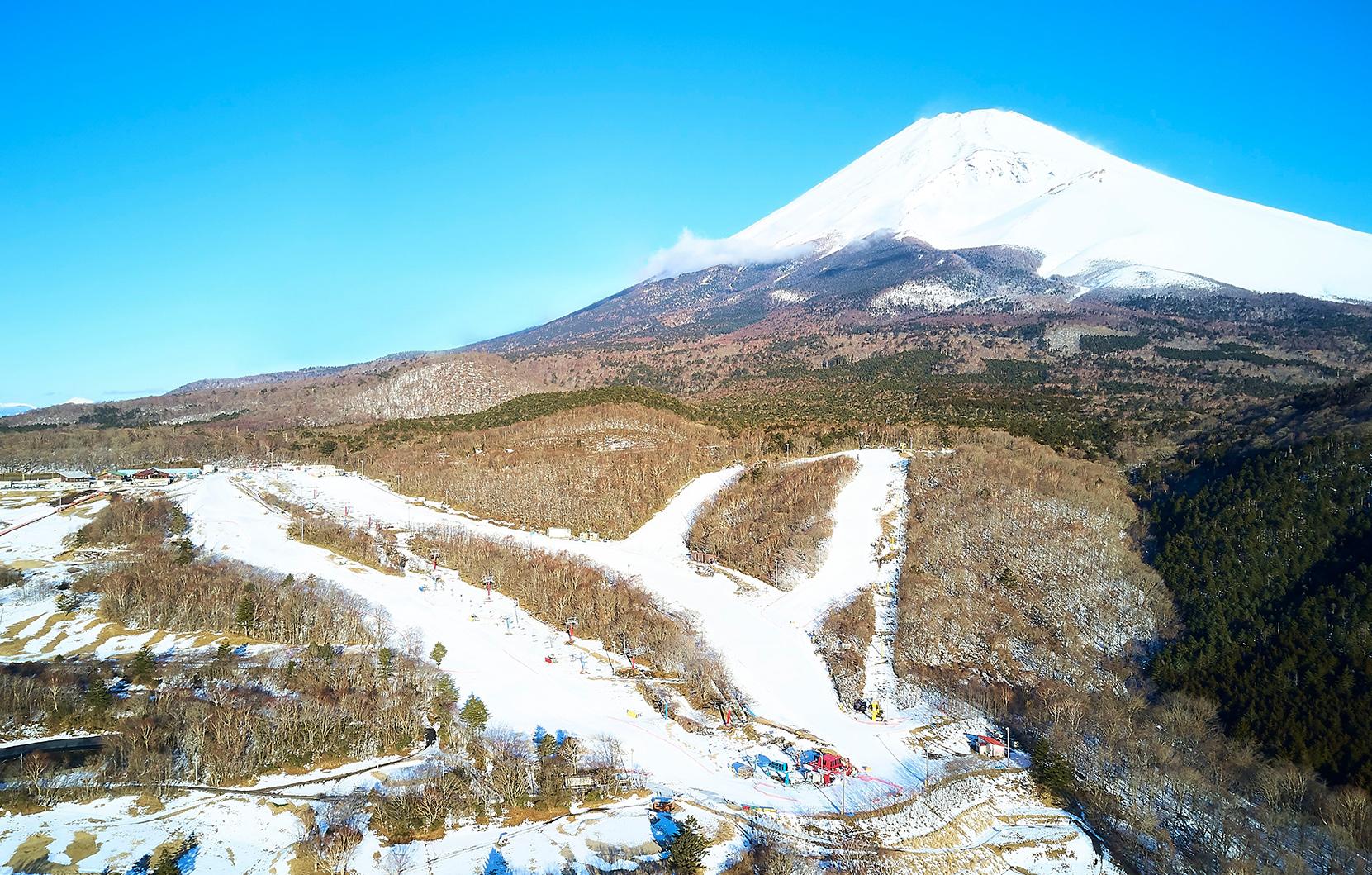 Mount Fuji Snow Day: Skiing & Winter Fun at Yeti Resort from Tokyo
