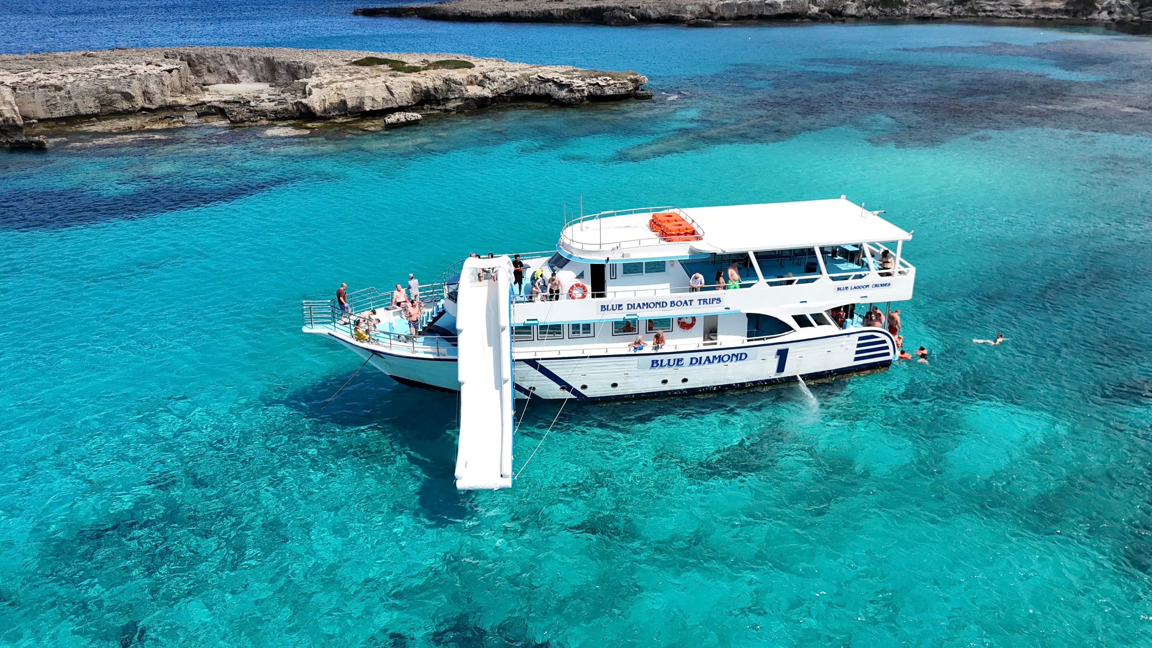 Paphos Blue Lagoon Boat Cruise with Hotel Transfer