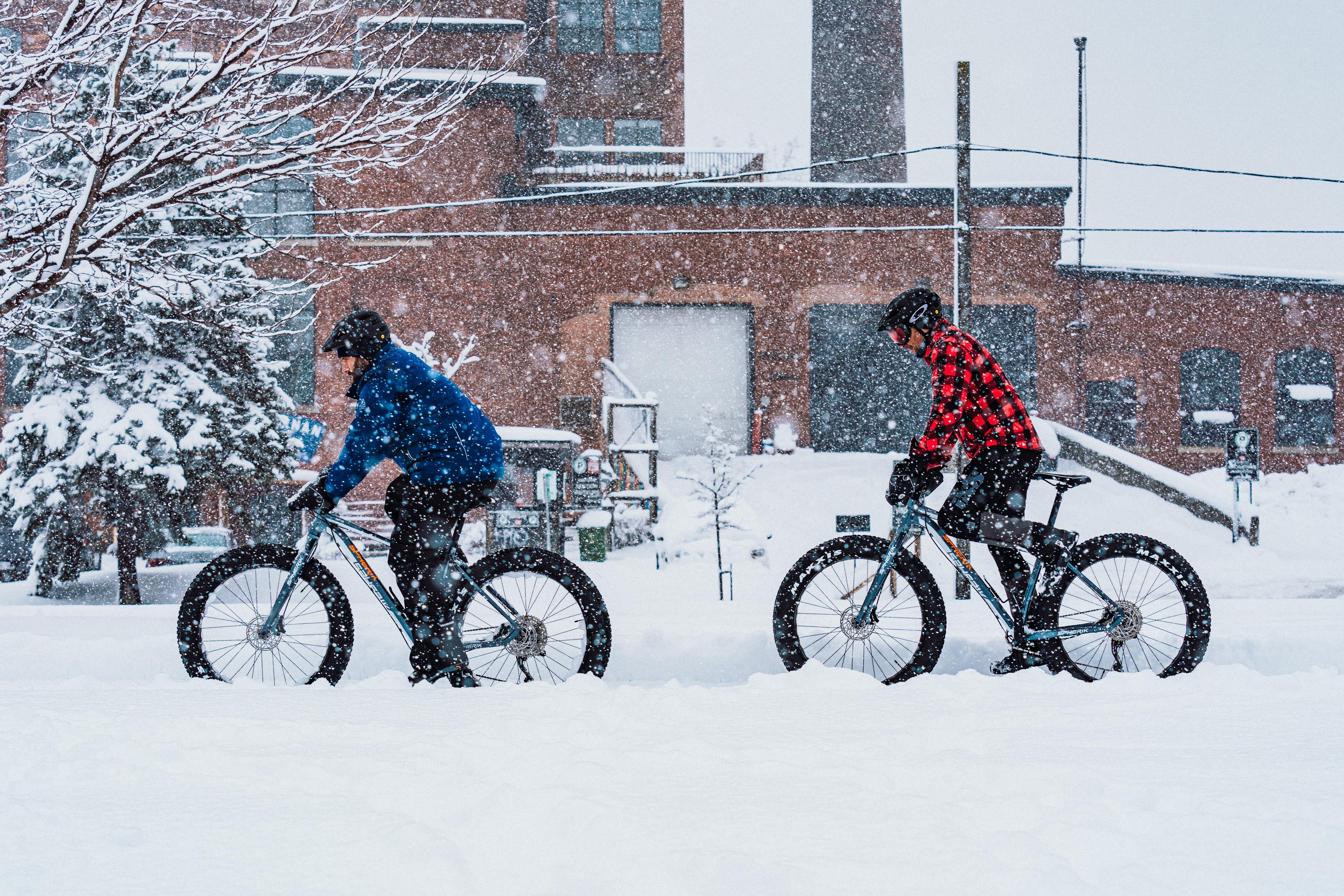 Fatbike Adventure on Lachine Canal Winter Trail