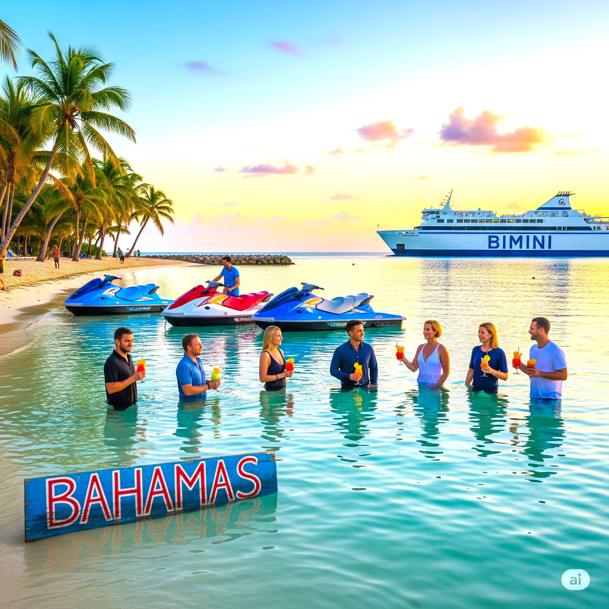 Bahamas Day Escape: Bimini or Grand Bahama Ferry