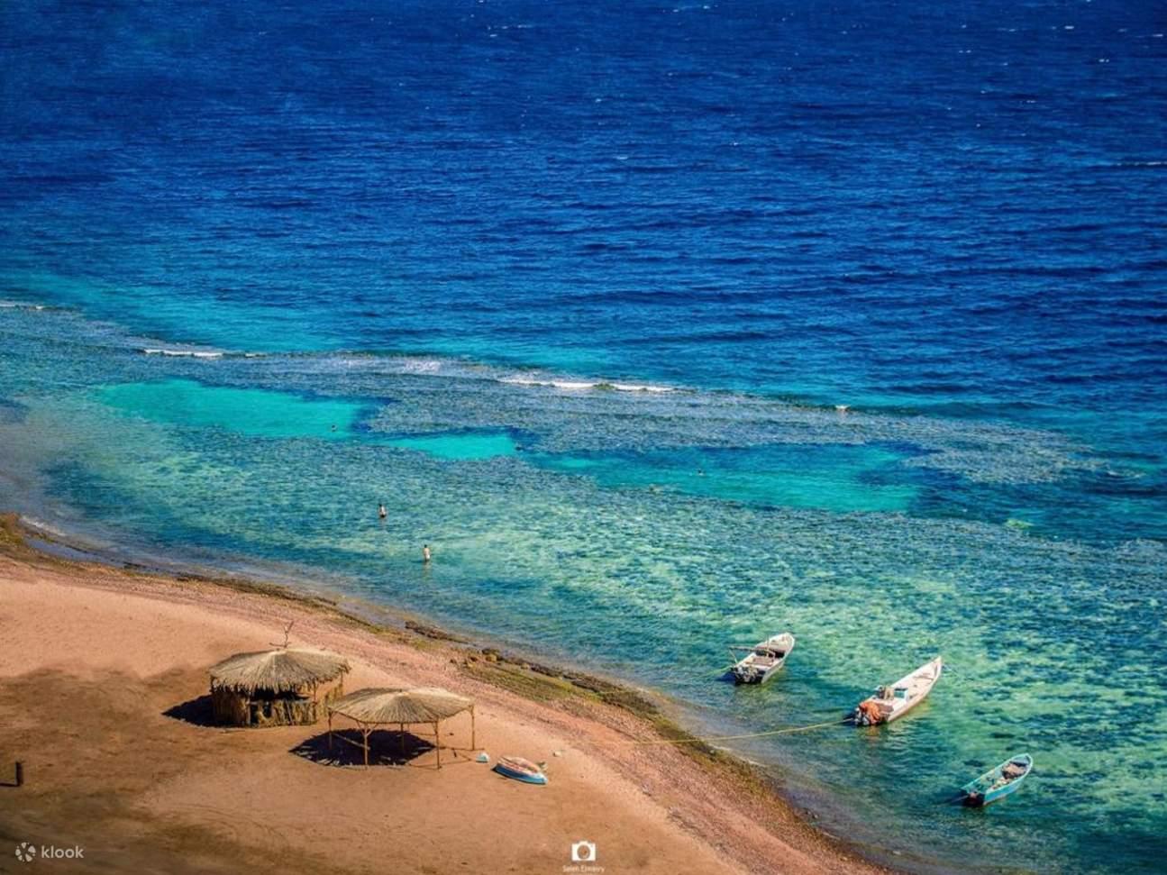 Dahab 3 Pools Full-Day Tour from Sharm: Quad, Camel, Canyon & Lunch