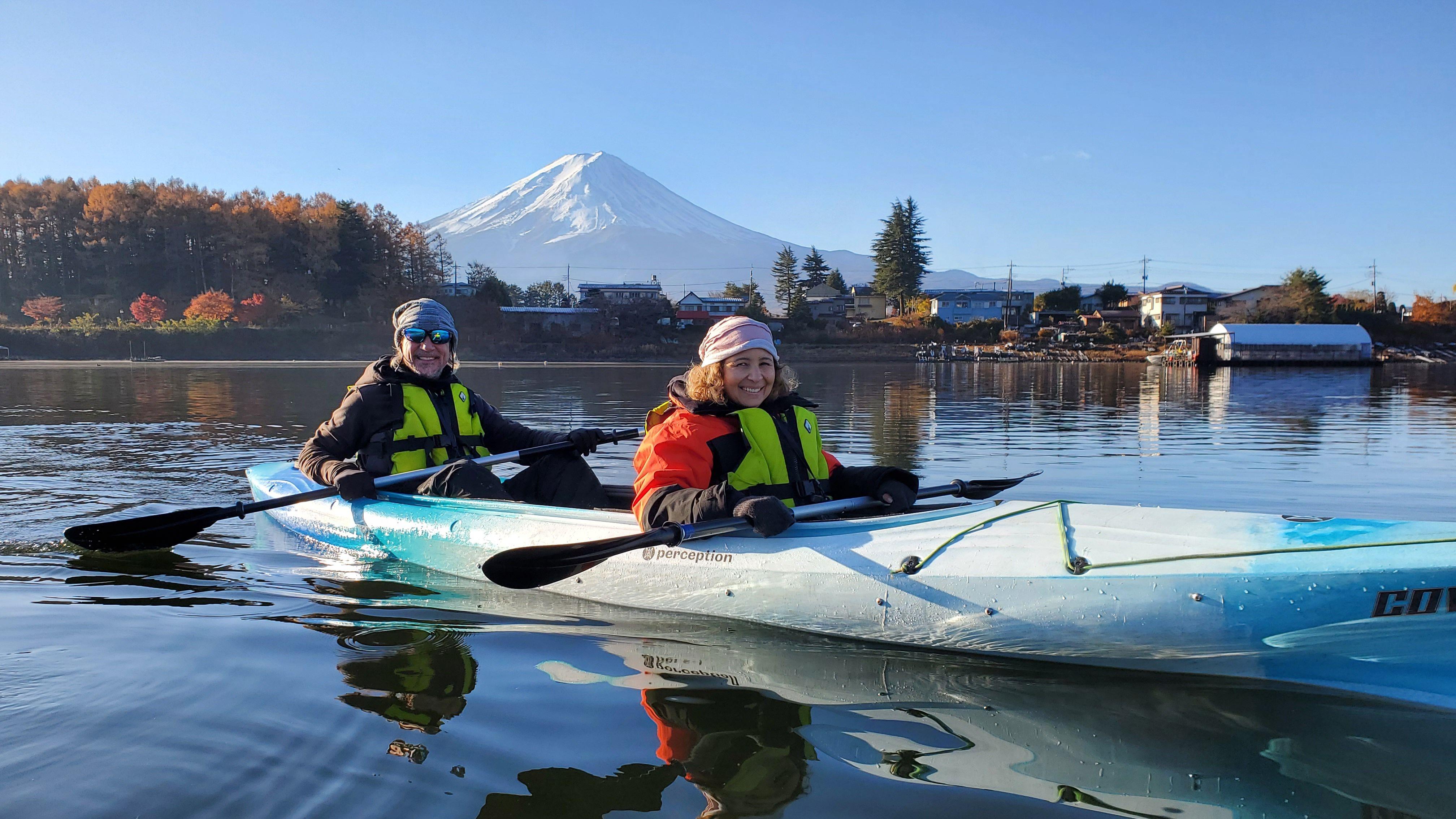 Early Morning Kayaking & Coffee on Lake Kawaguchiko