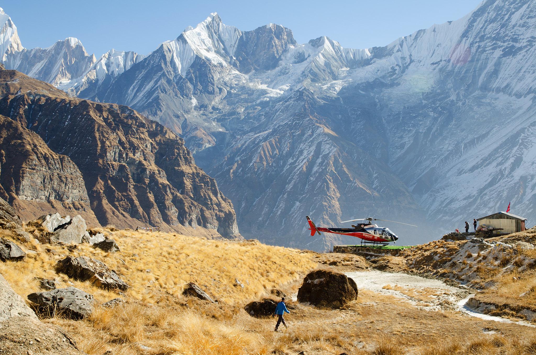 Pokhara to Annapurna Base Camp Helicopter Tour
