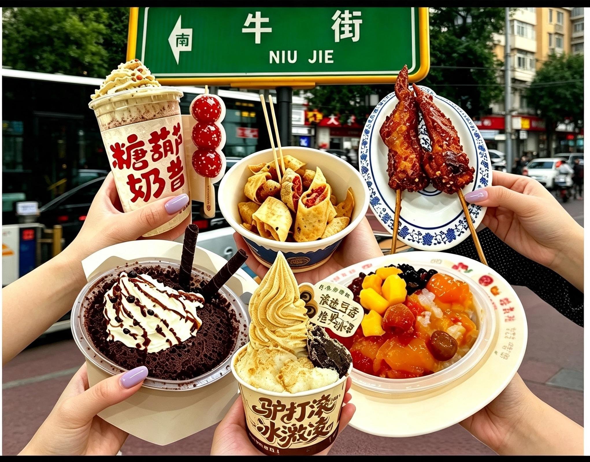 Niujie Night Food Walk with Optional Sightseeing