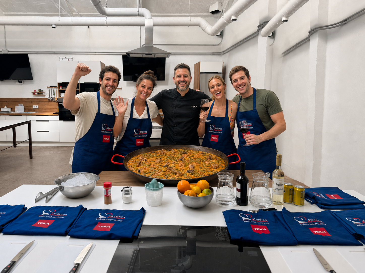 Hands-On Paella & Tapas Cooking Class in Madrid