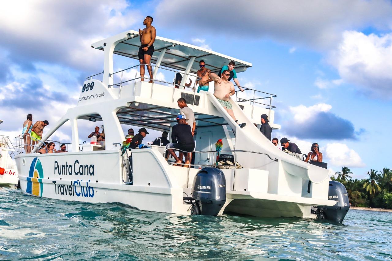 Punta Cana Catamaran Party Cruise with Snorkeling & Open Bar