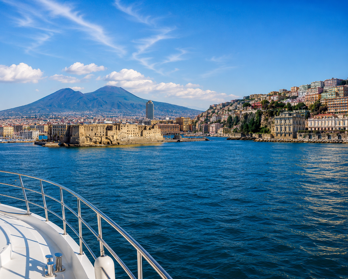 Gulf of Naples Coastal Cruise with Audio Commentary