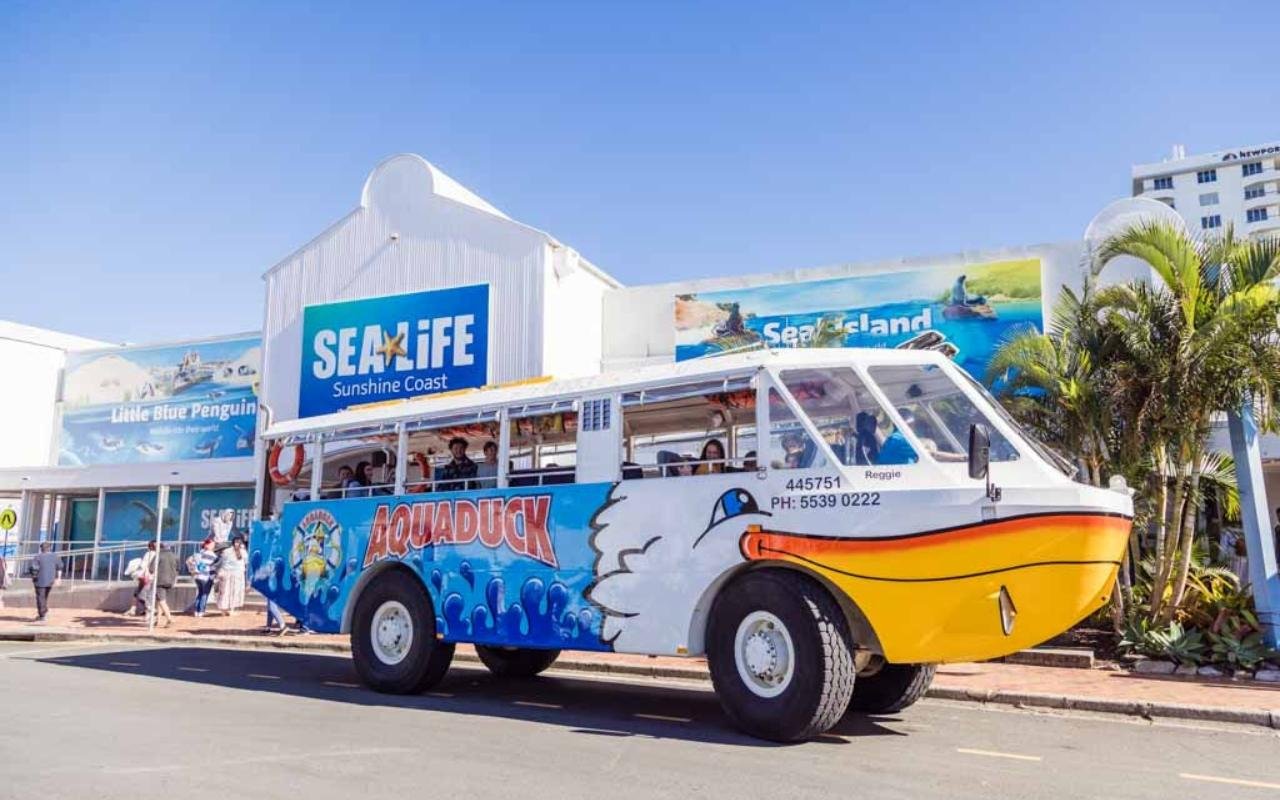 Aquaduck Amphibious Adventure: Mooloolaba Land & Water Experience