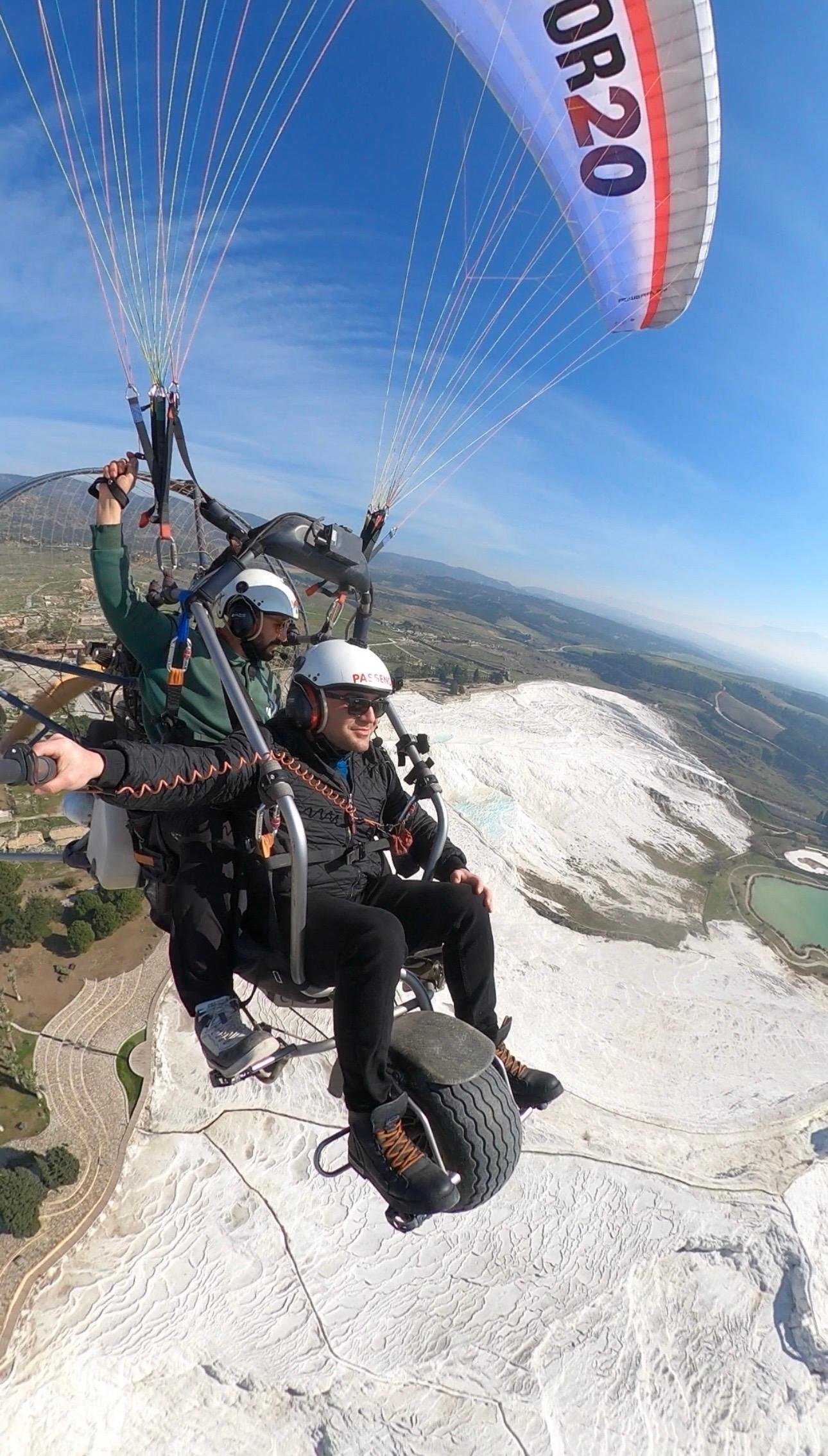 Pamukkale Aerial Paratrike Adventure with Transfers