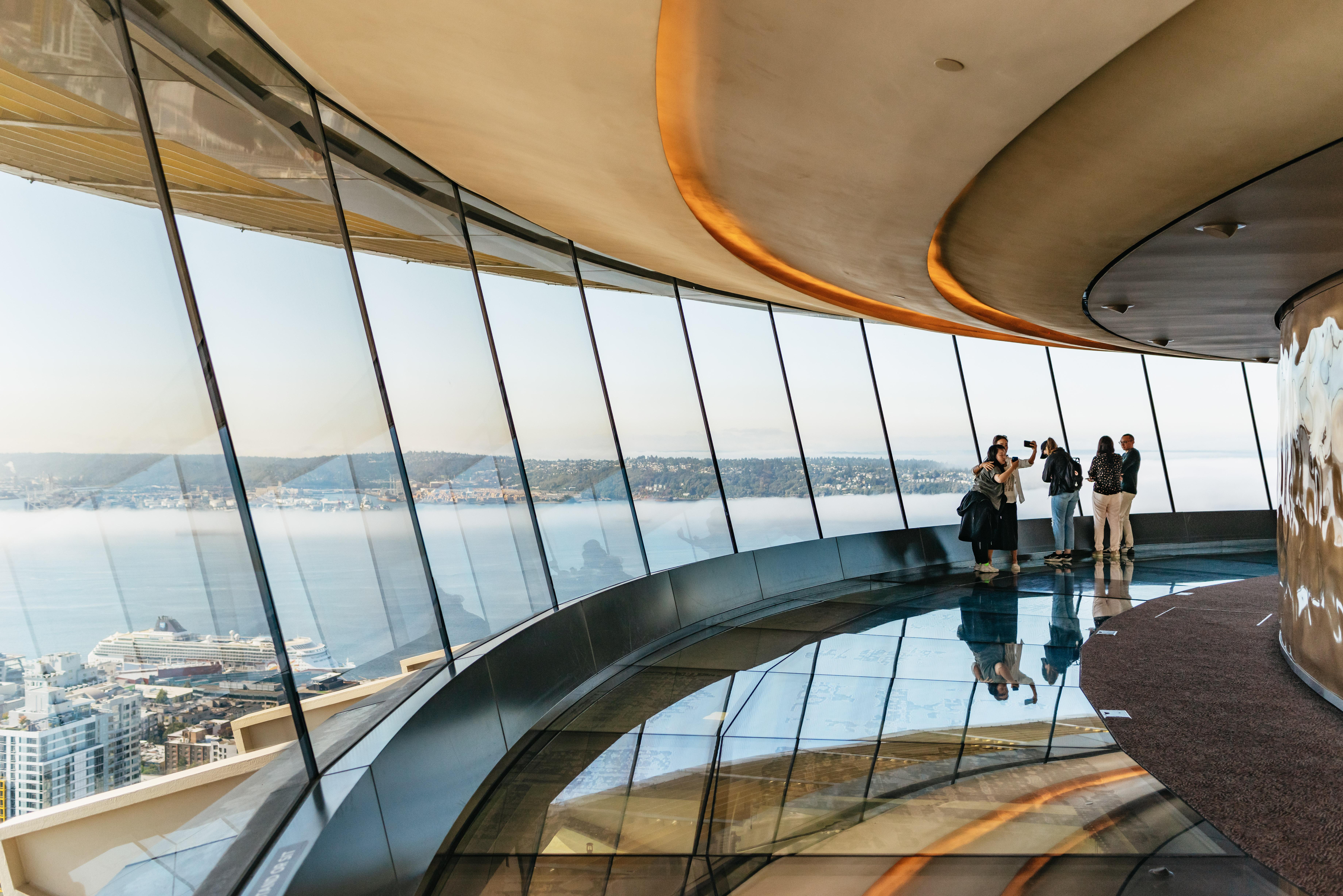 Space Needle Seattle — observation deck, glass floor, and Chihuly Garden and Glass — image 5