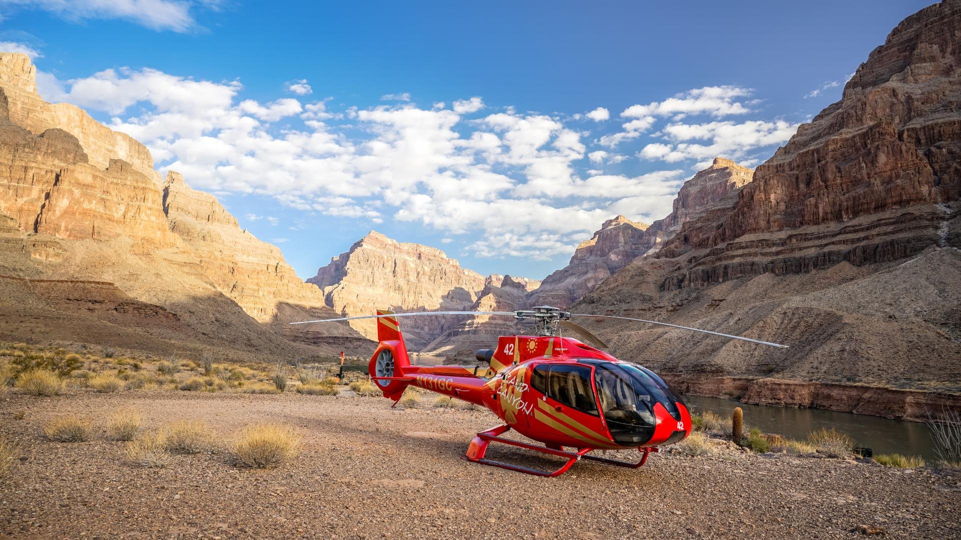 Grand Canyon West Rim Helicopter Flight with Canyon Landing and Las Vegas Strip Flyover