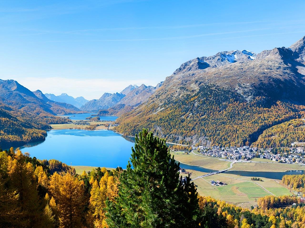 Milan to St. Moritz & Bernina Red Train Alpine Day Trip