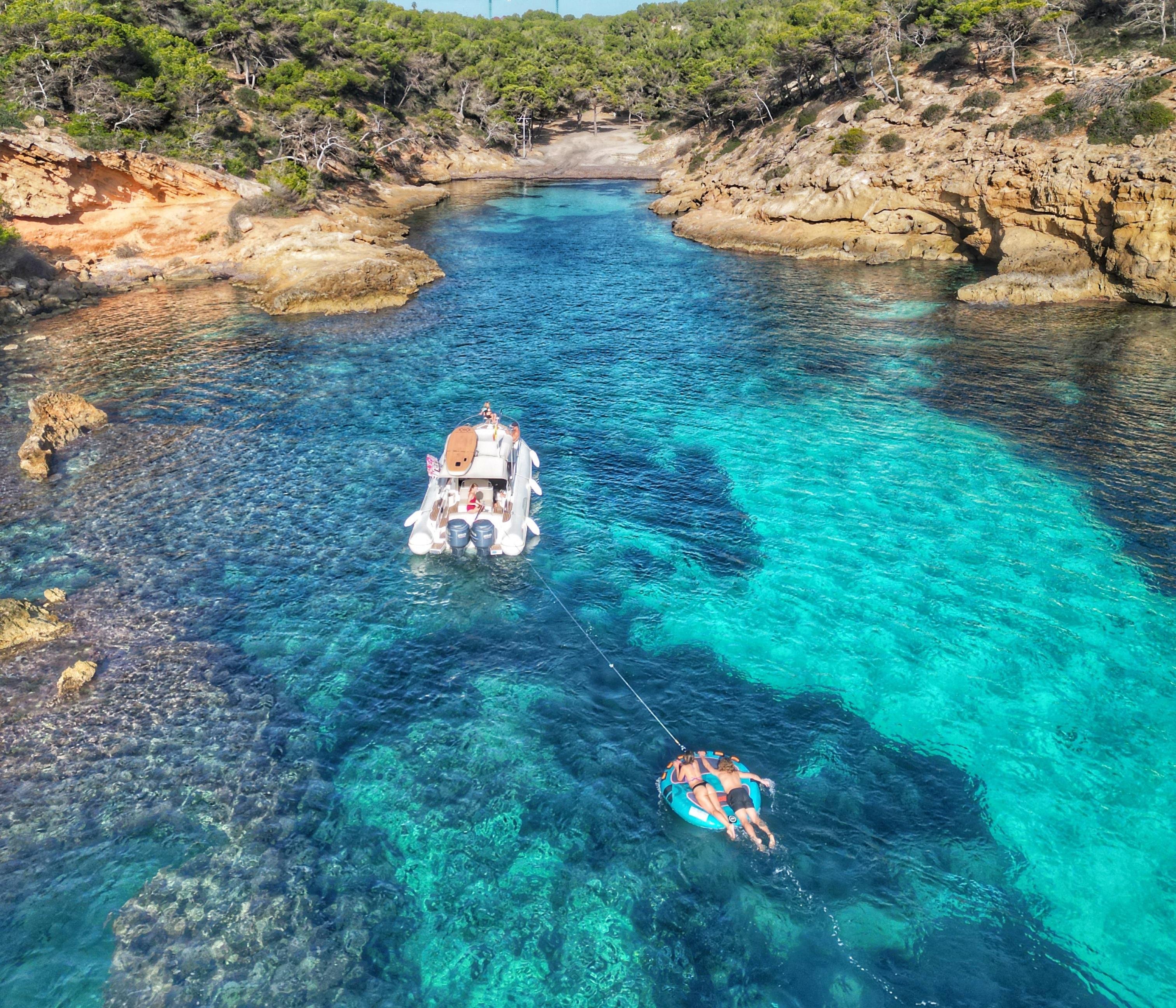 Private Boat Charter from Palma with Water Toys & Hidden Coves