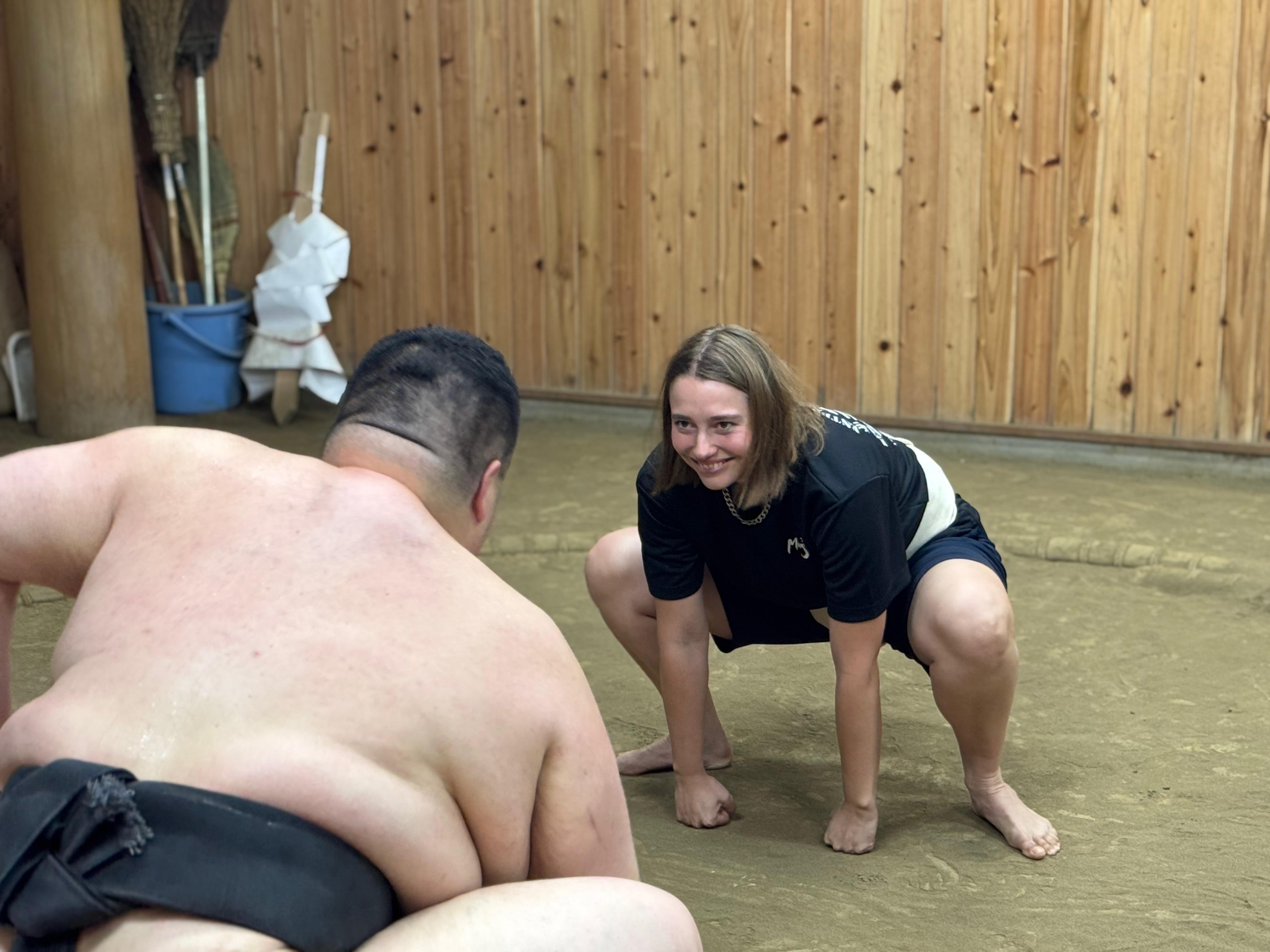 Sumo training experience near Tokyo — drills and bouts with ex-pro wrestlers — image 25