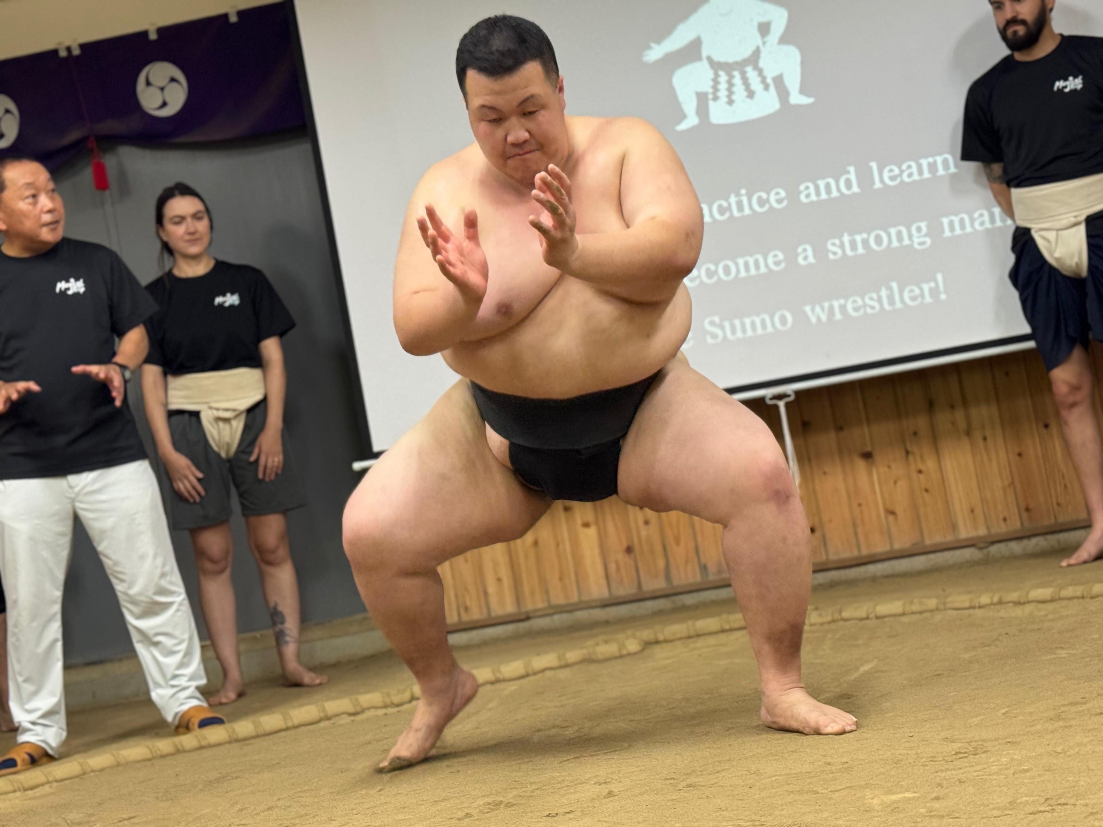 Sumo training experience near Tokyo — drills and bouts with ex-pro wrestlers — image 40