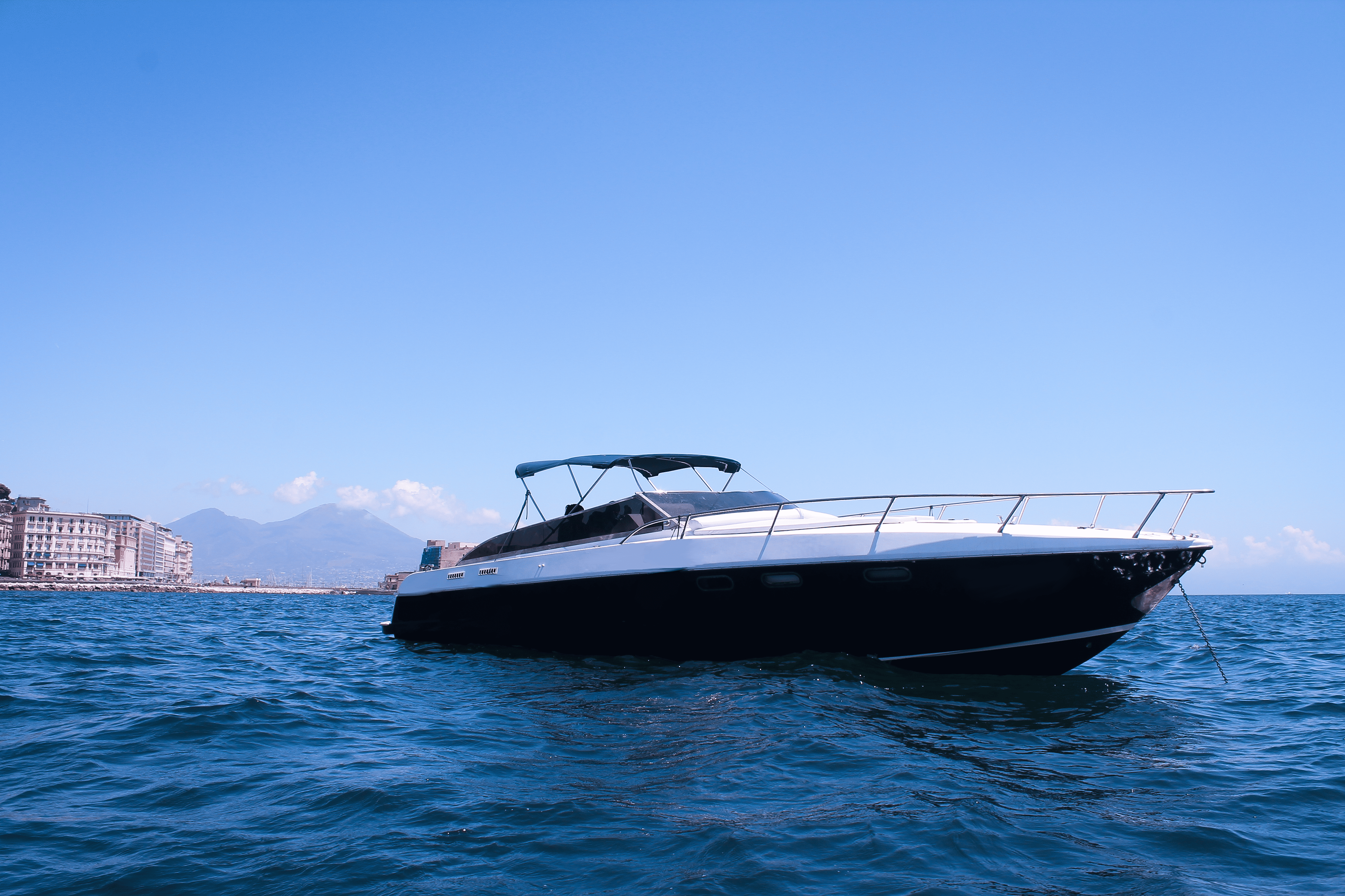 Gulf of Naples Boat Cruise with Aperitif & Vesuvius Views