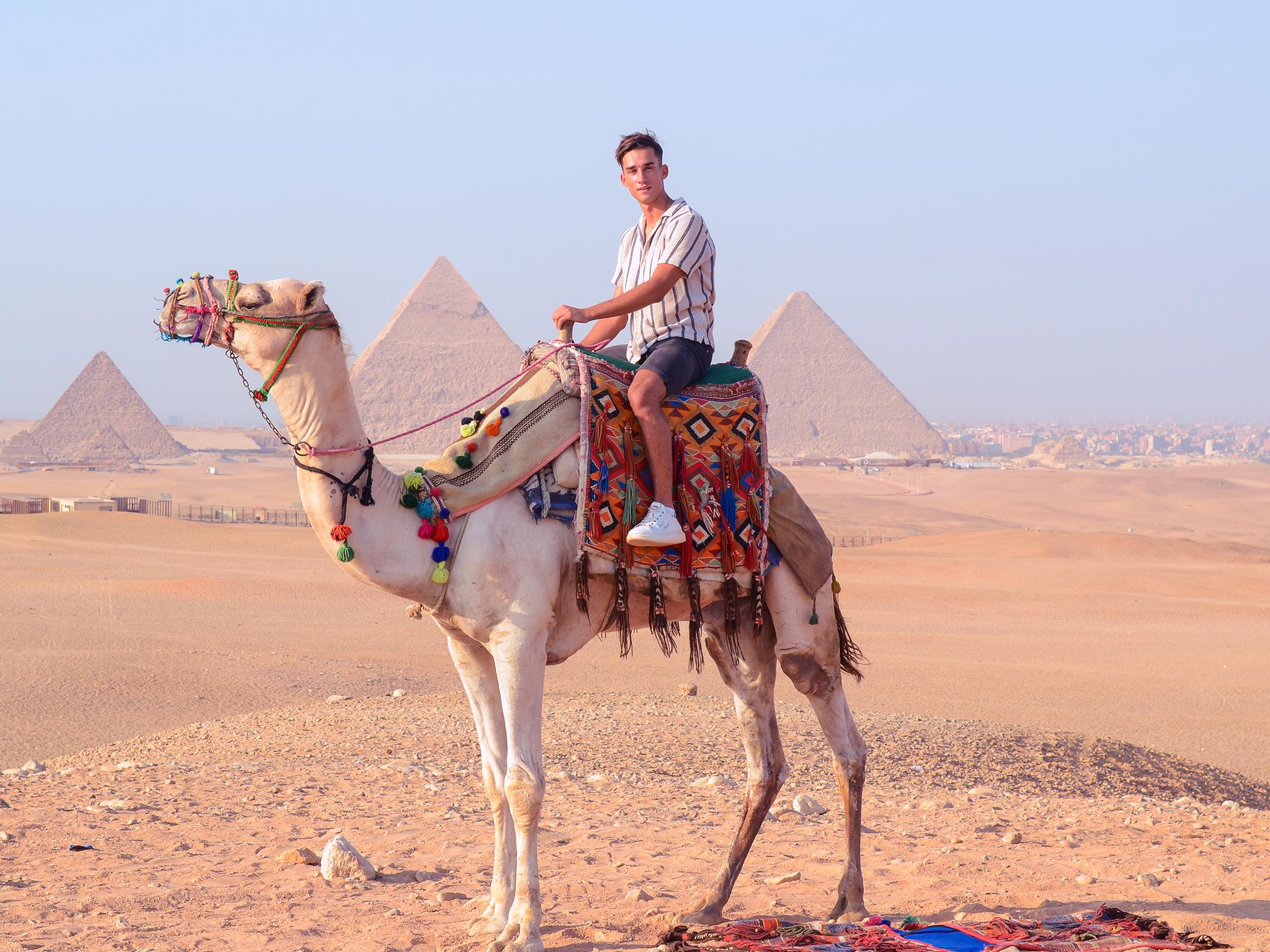 Giza Pyramids Camel Safari with Hotel Transfers