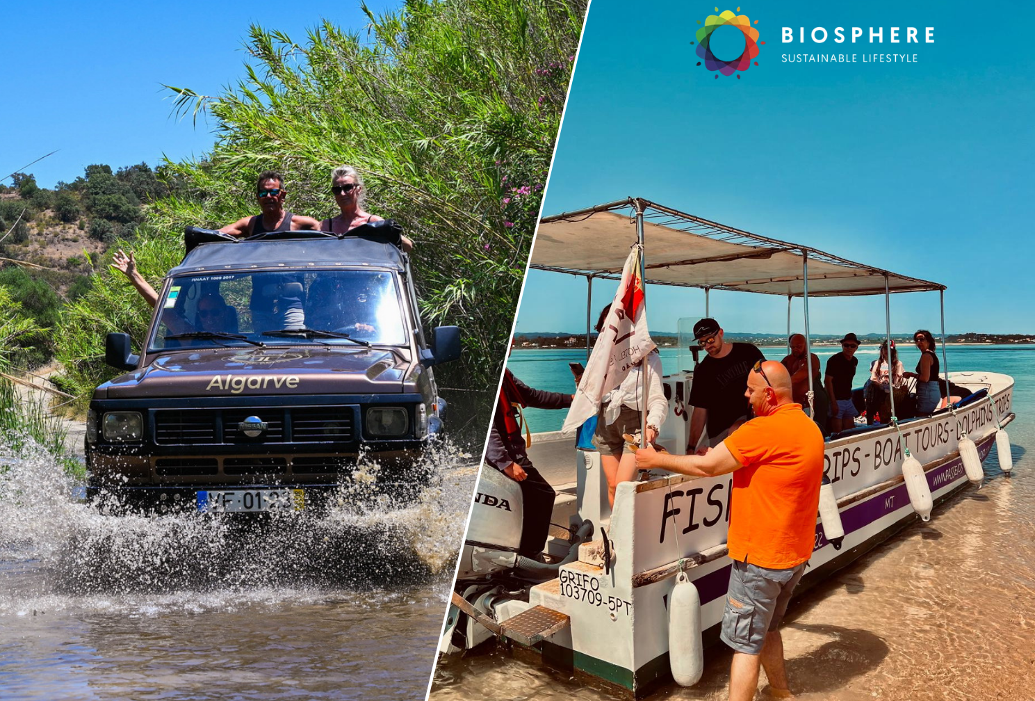 Eastern Algarve 4x4 Open-Jeep Safari & Ria Formosa Boat Cruise